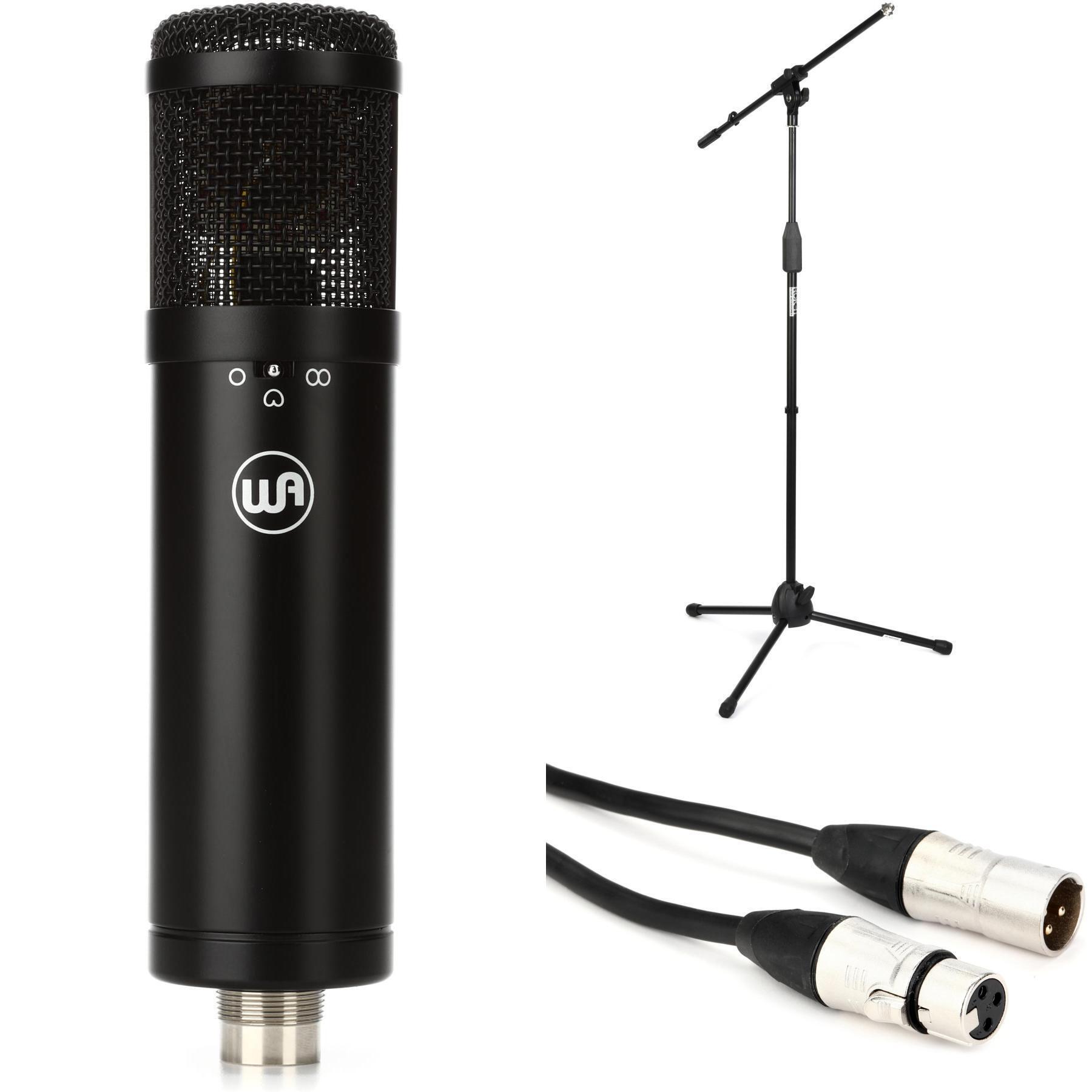 Warm Audio WA-47jr Studio Vocal Microphone - Black | Sweetwater