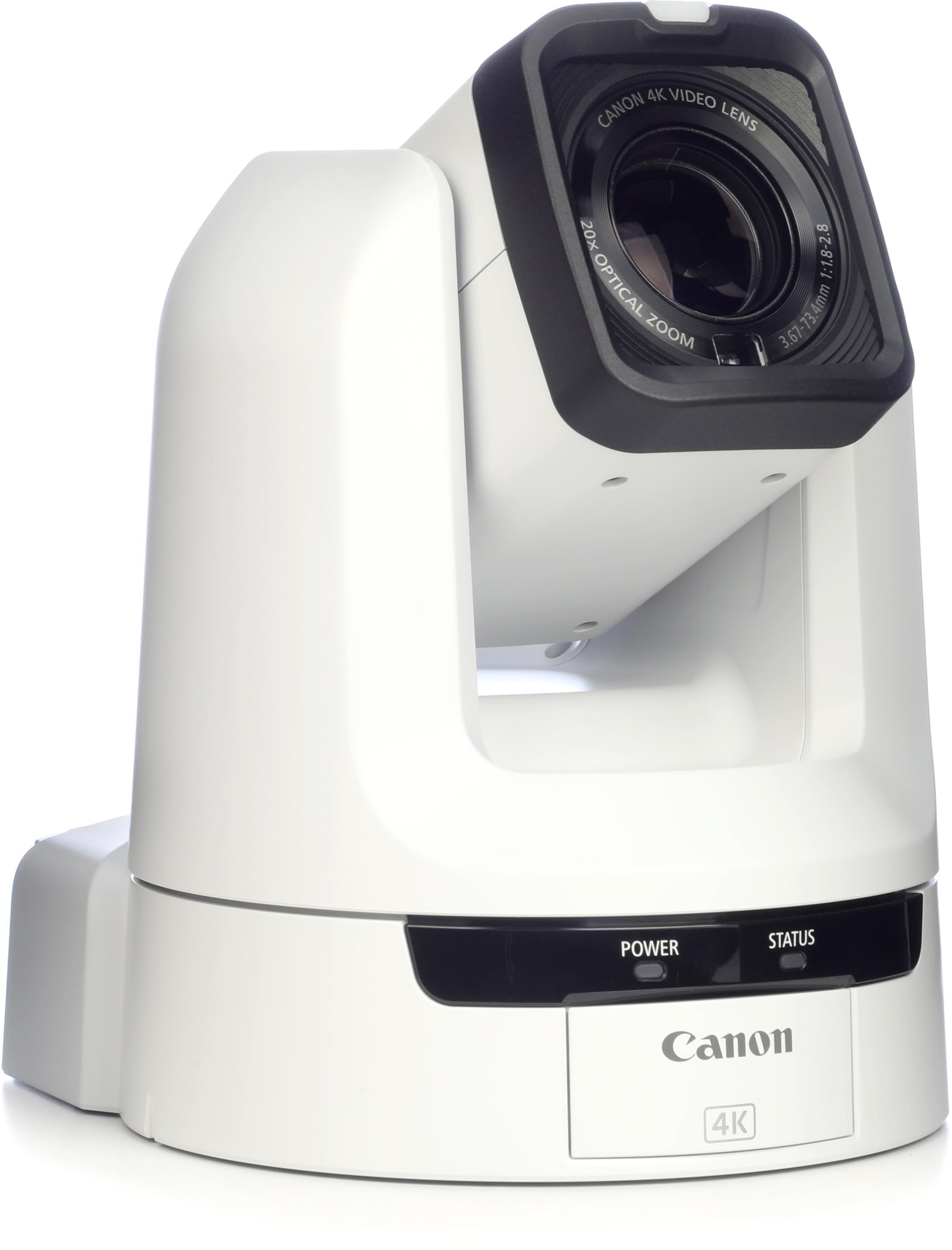 Canon CR-N300 4K UHD Indoor PTZ Camera - White | Sweetwater