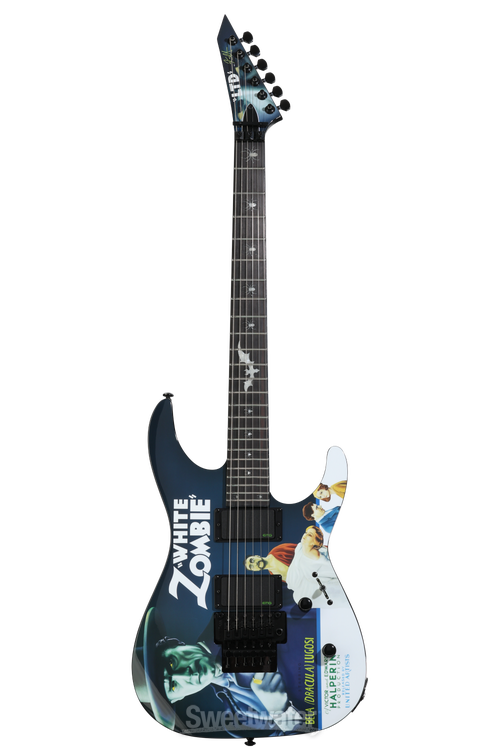 ESP LTD Kirk Hammett Signature KH-WZ White Zombie Electric Guitar