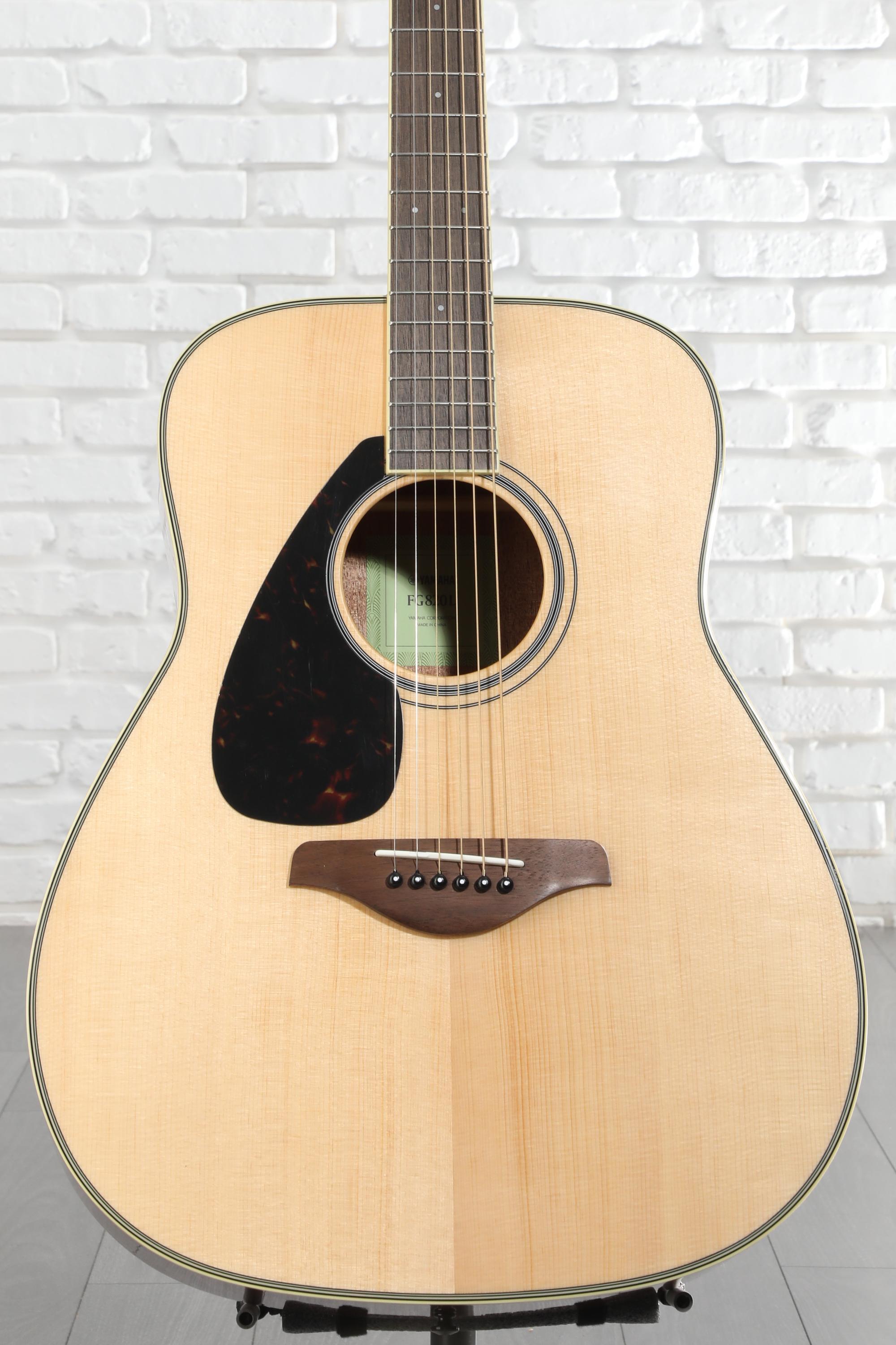 Yamaha FG820L Left-handed Dreadnought Acoustic Guitar - Natural