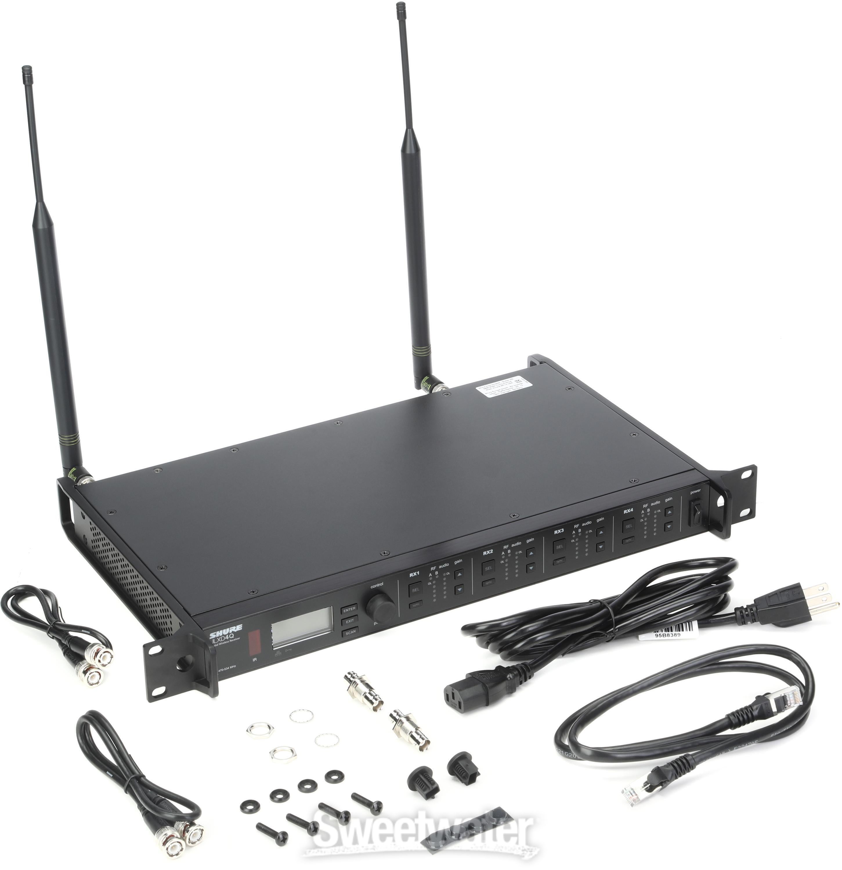 Shure ULXD4Q Quad Channel Digital Wireless Receiver - G50