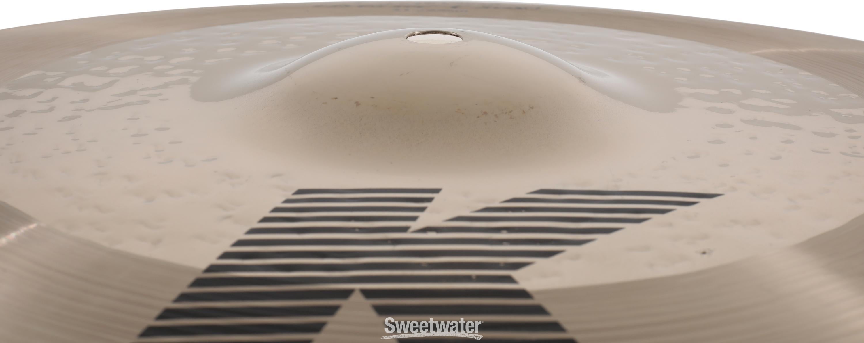 Zildjian 17 inch K Custom Hybrid Crash Cymbal | Sweetwater
