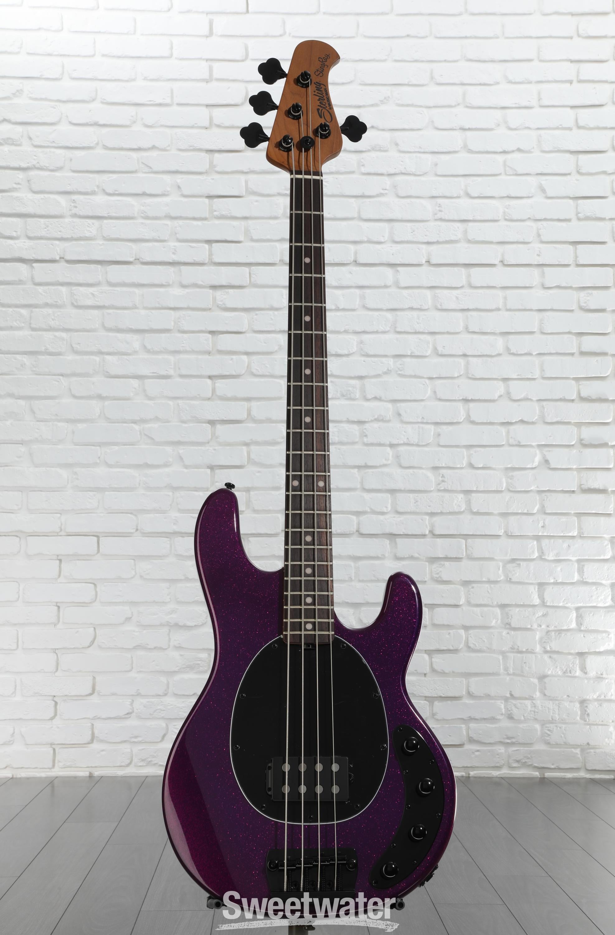 Sterling By Music Man StingRay RAY34 Bass Guitar - Purple