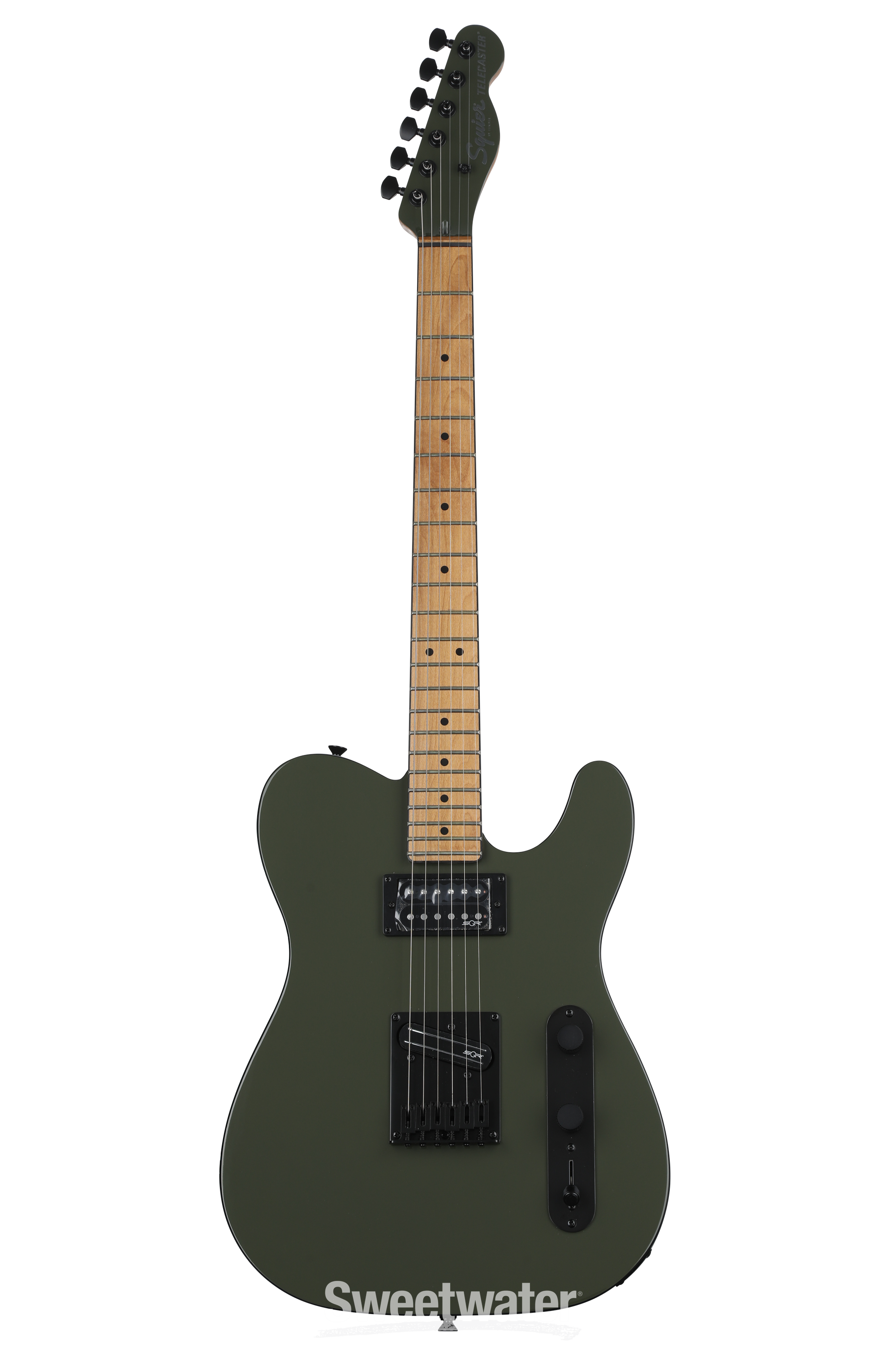 Squier Contemporary Telecaster RH - Olive, Sweetwater Exclusive