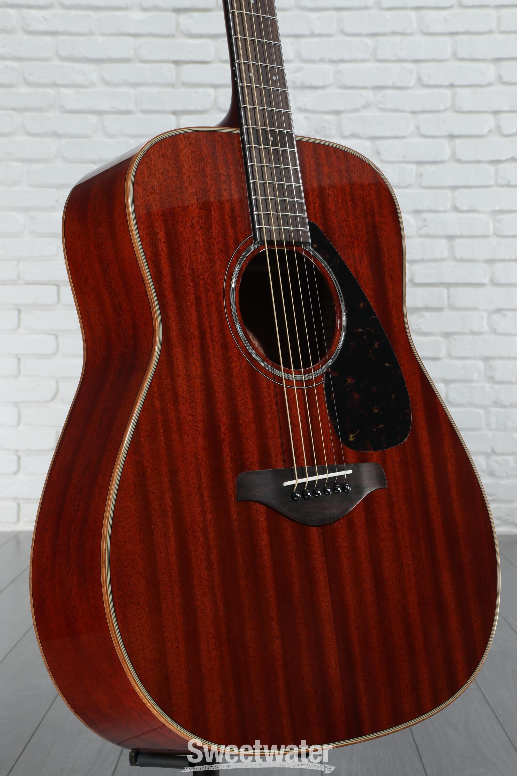 Yamaha FG850 Dreadnought Acoustic Guitar - Natural | Sweetwater