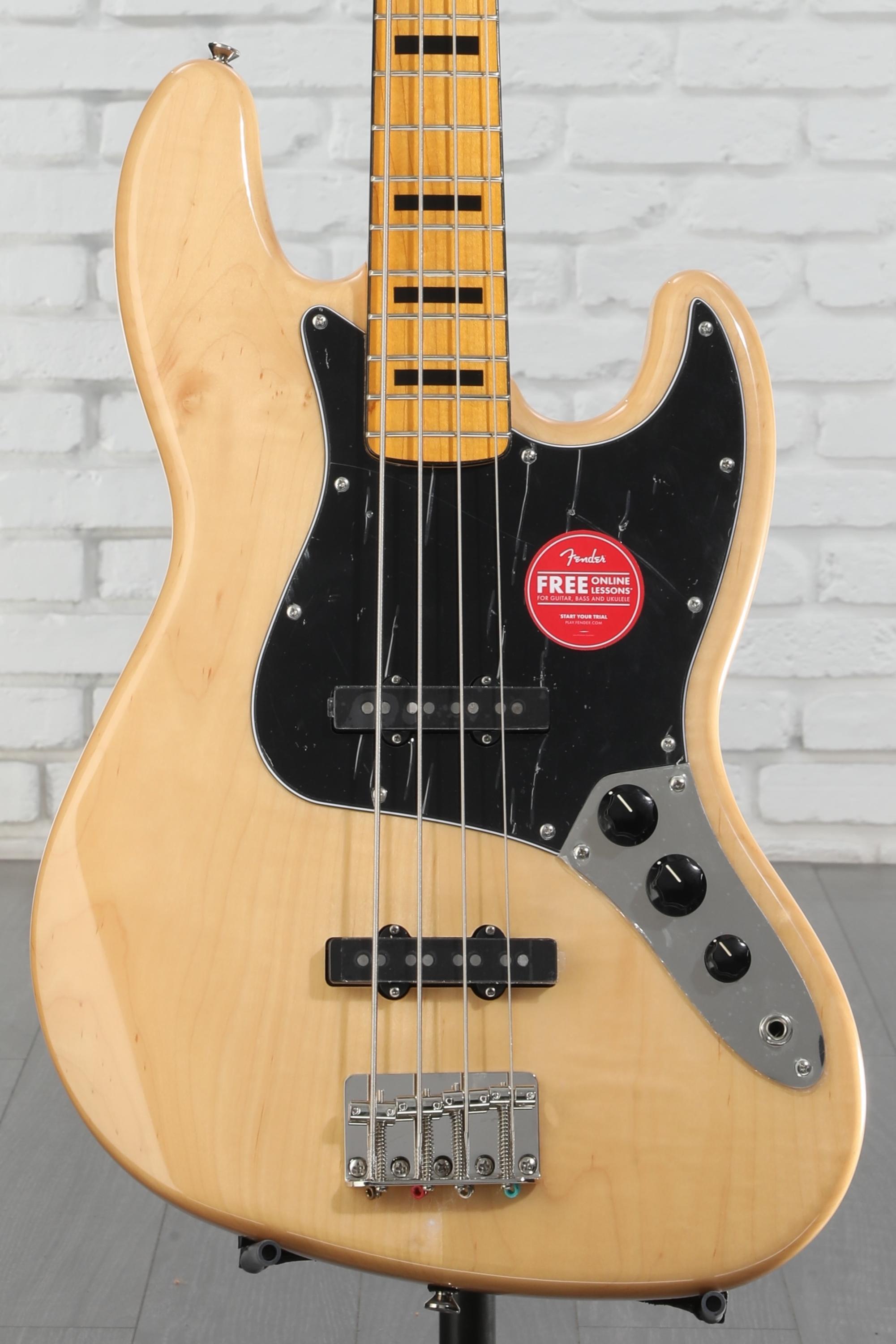 Squier Classic Vibe '70s Jazz Bass - Natural | Sweetwater