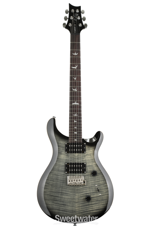 PRS SE Custom 24 Electric Guitar - Charcoal Burst | Sweetwater