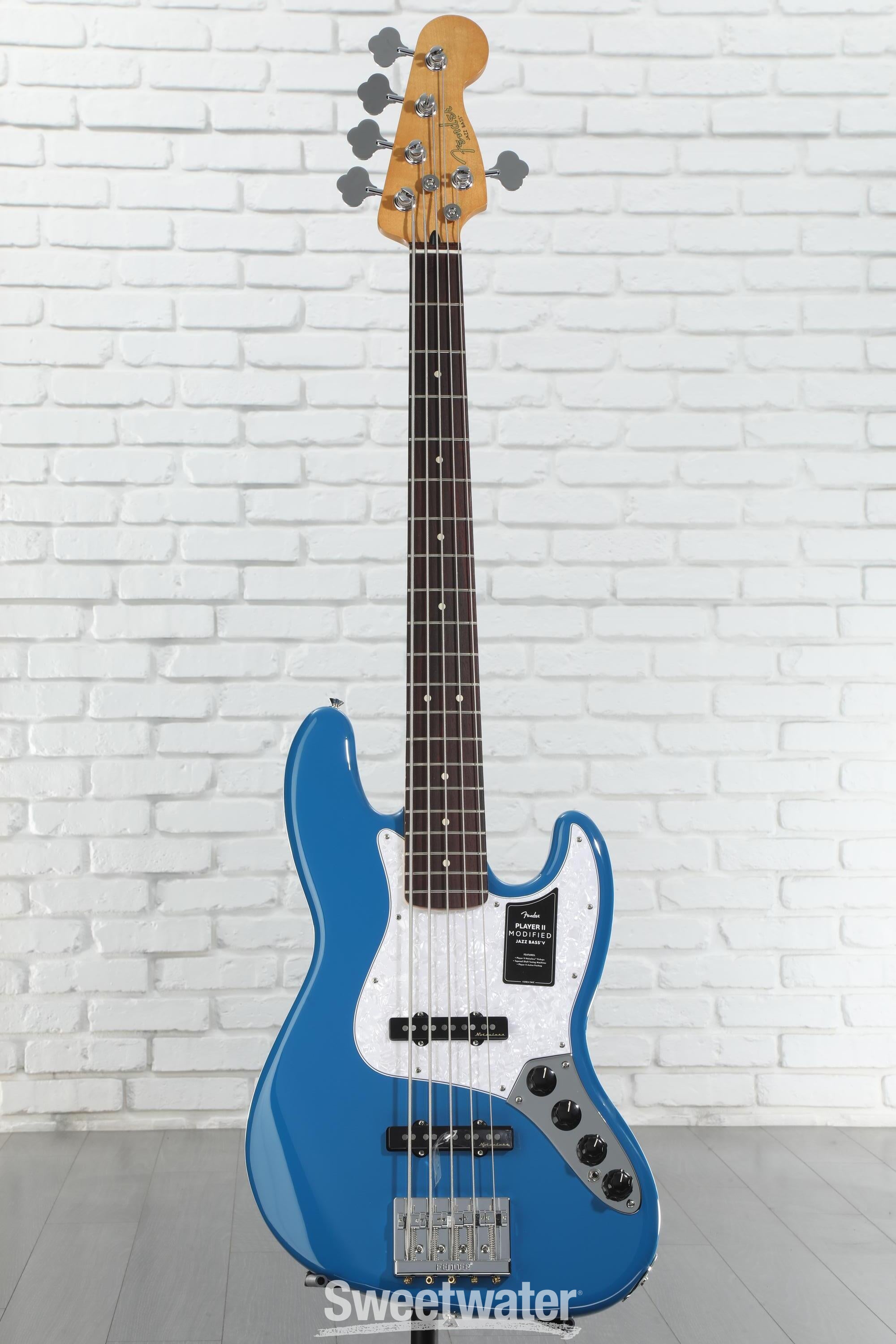 Fender Player II Modified Active Jazz Bass V - Electric Blue