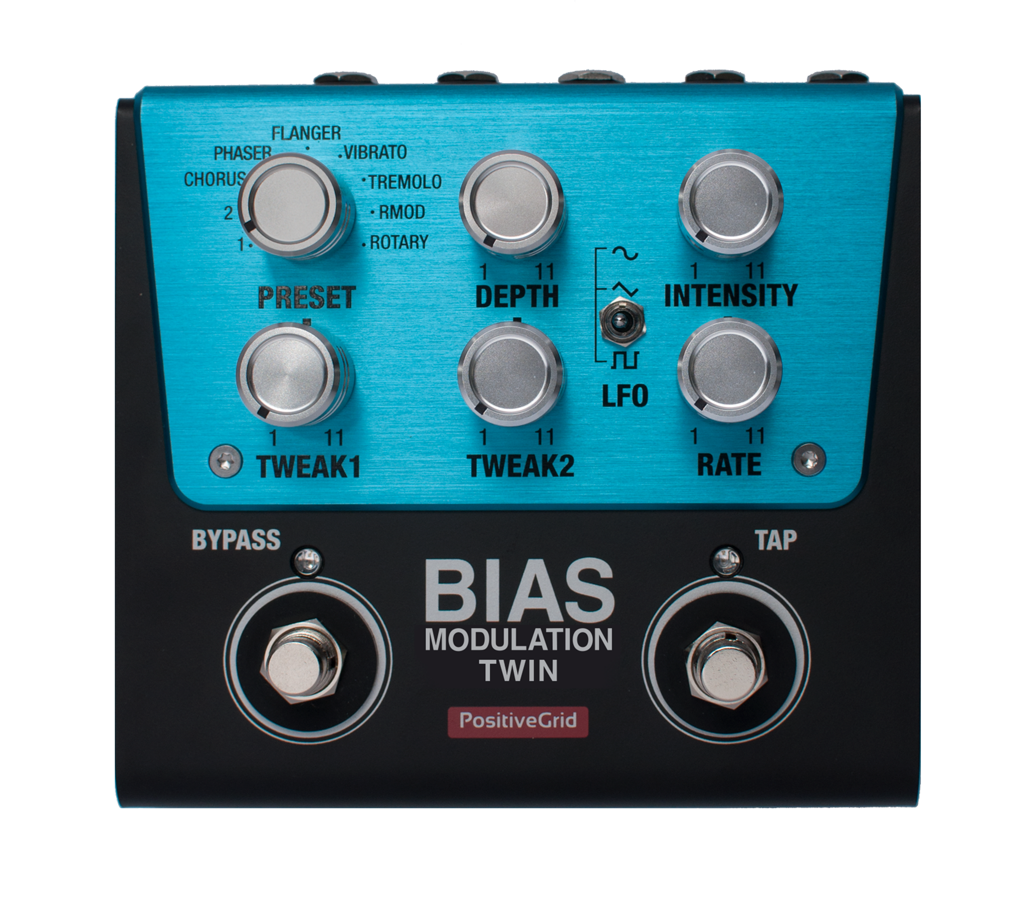 Positive Grid BIAS Modulation Twin Modulation Pedal | Sweetwater