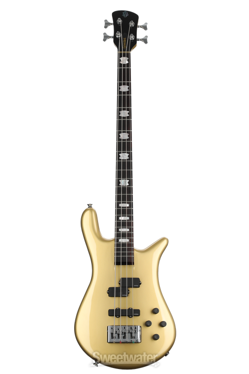 Spector Euro 4 Classic Bass Guitar - Metallic Gold Gloss