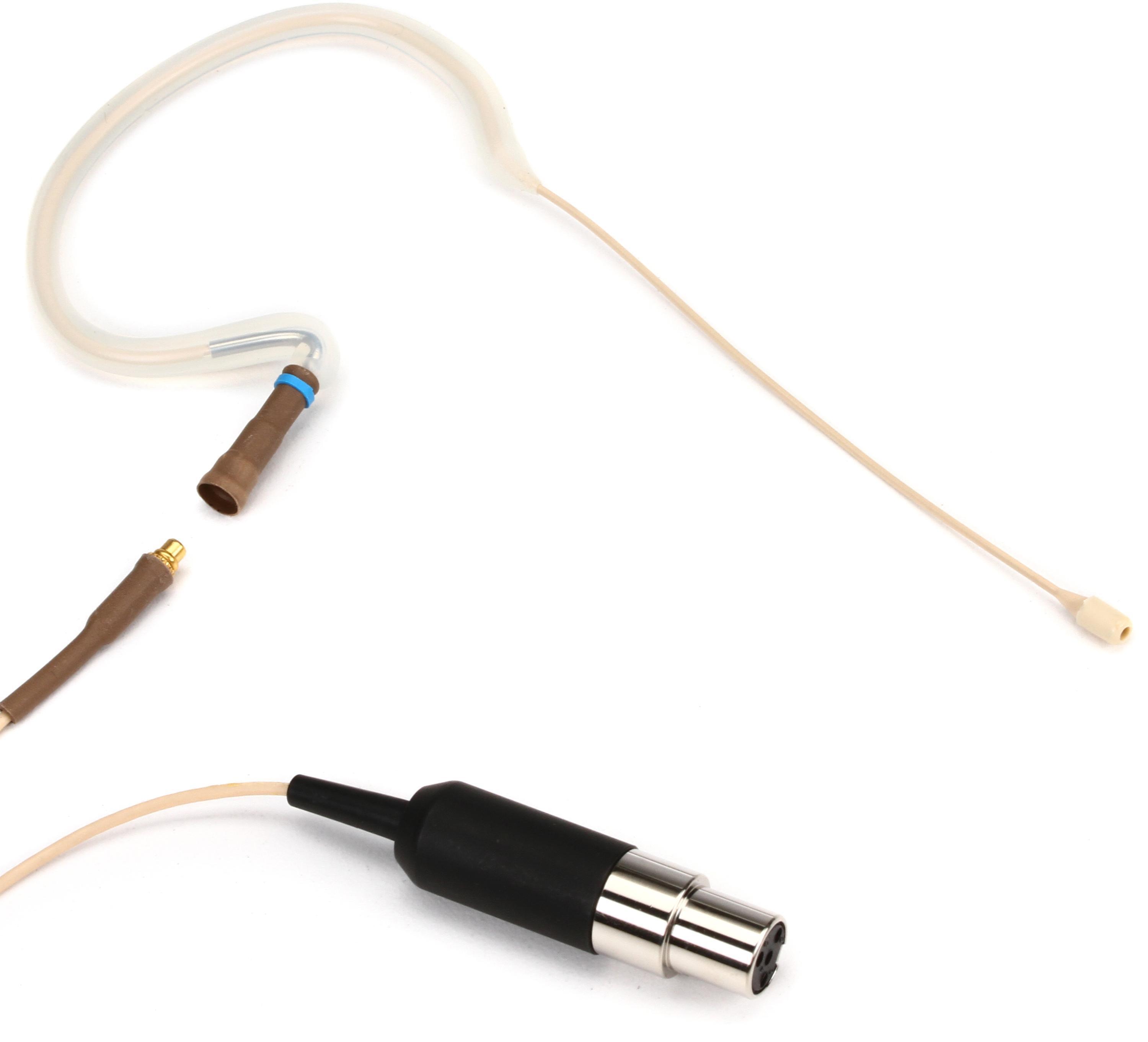 Photo of Countryman E6i Omnidirectional Earset Microphone for Vocals with 1mm Cable and SL Connector for Shure Wireless - Light Beige
