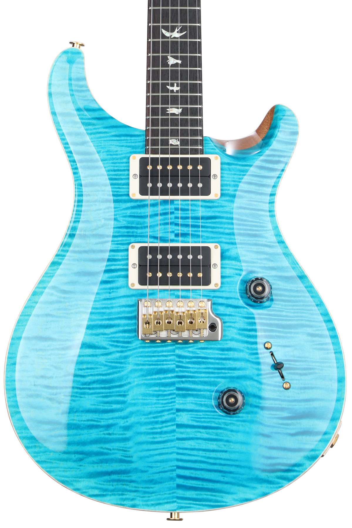 PRS Custom 24 10-Top Electric Guitar - Carroll Blue | Sweetwater