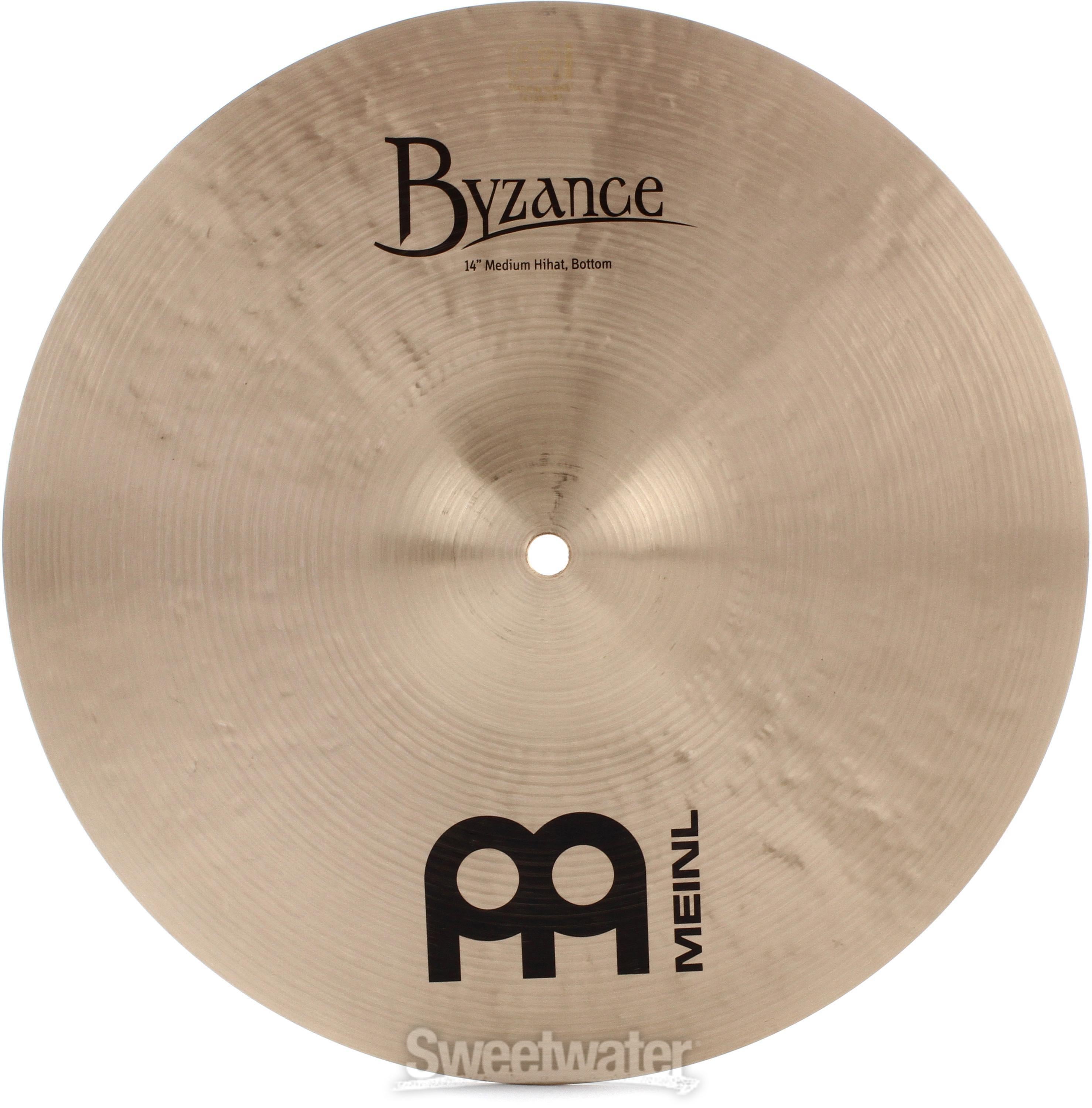 Meinl Cymbals Byzance Traditional Medium Hi-hat Cymbals - 14 inch