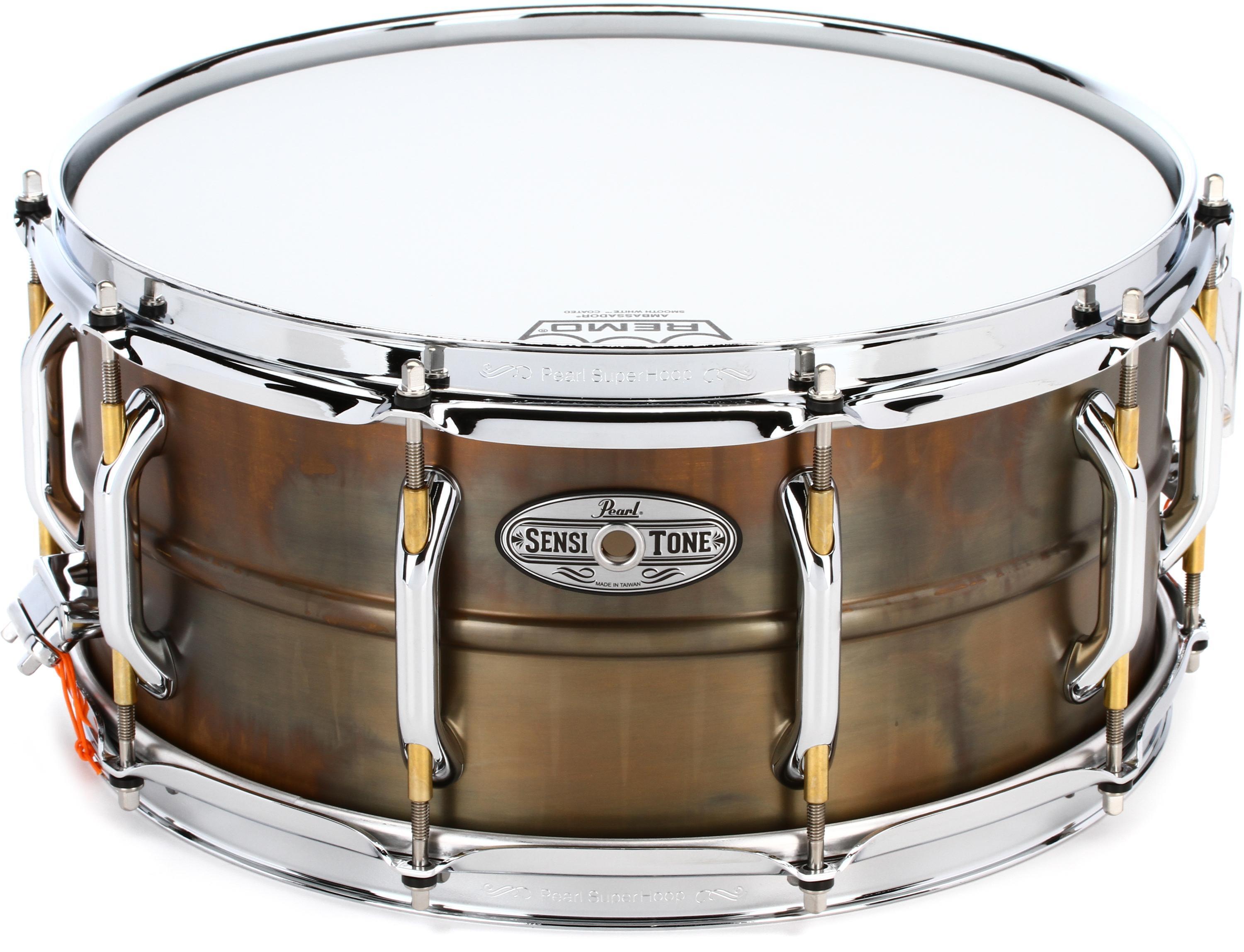 Pearl SensiTone Heritage Alloy Beaded Steel Snare Drum - 14x5