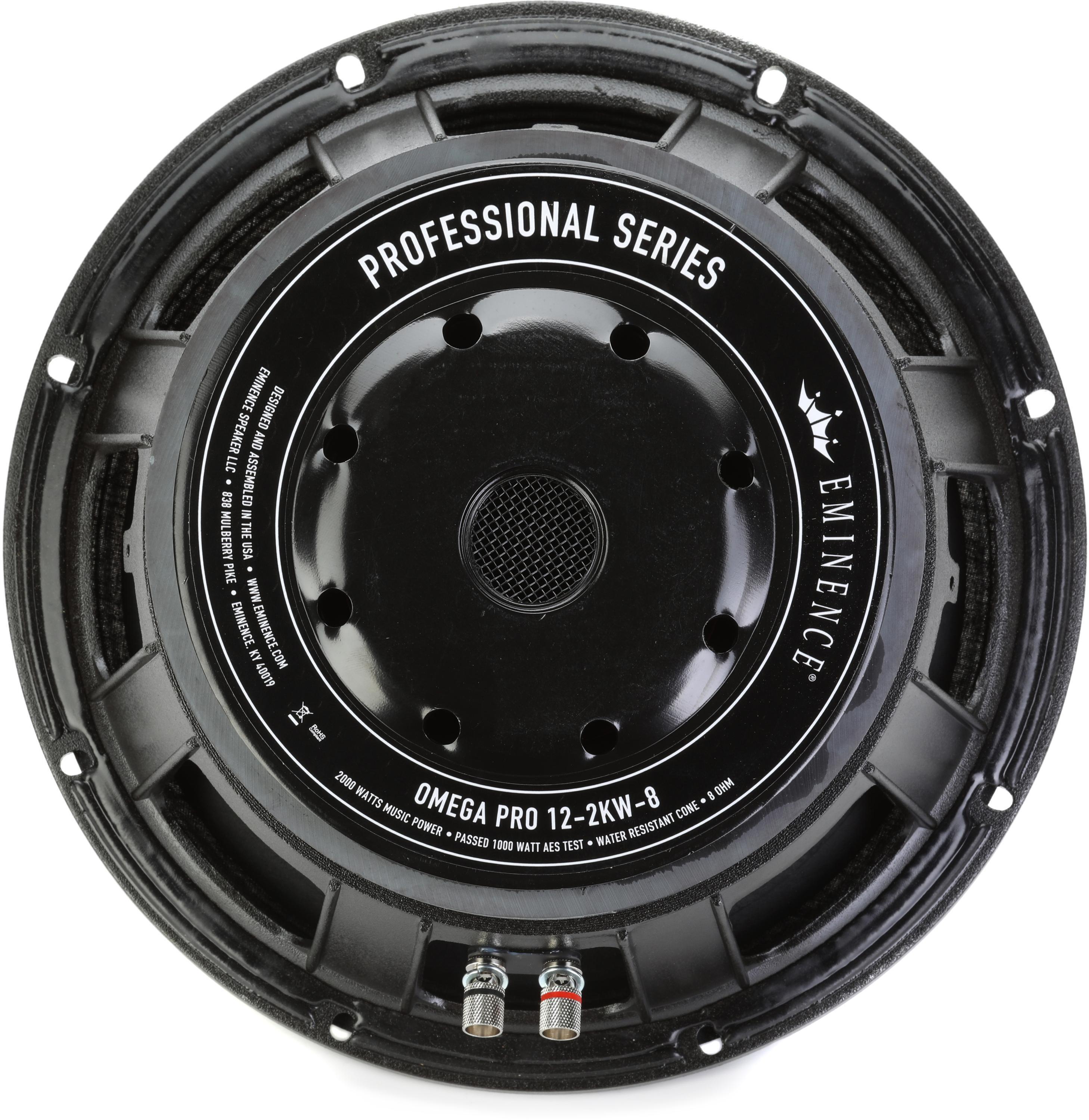 Eminence Omega Pro 12 2KW 8 12 inch 2000 watt Replacement Speaker 8 ohm