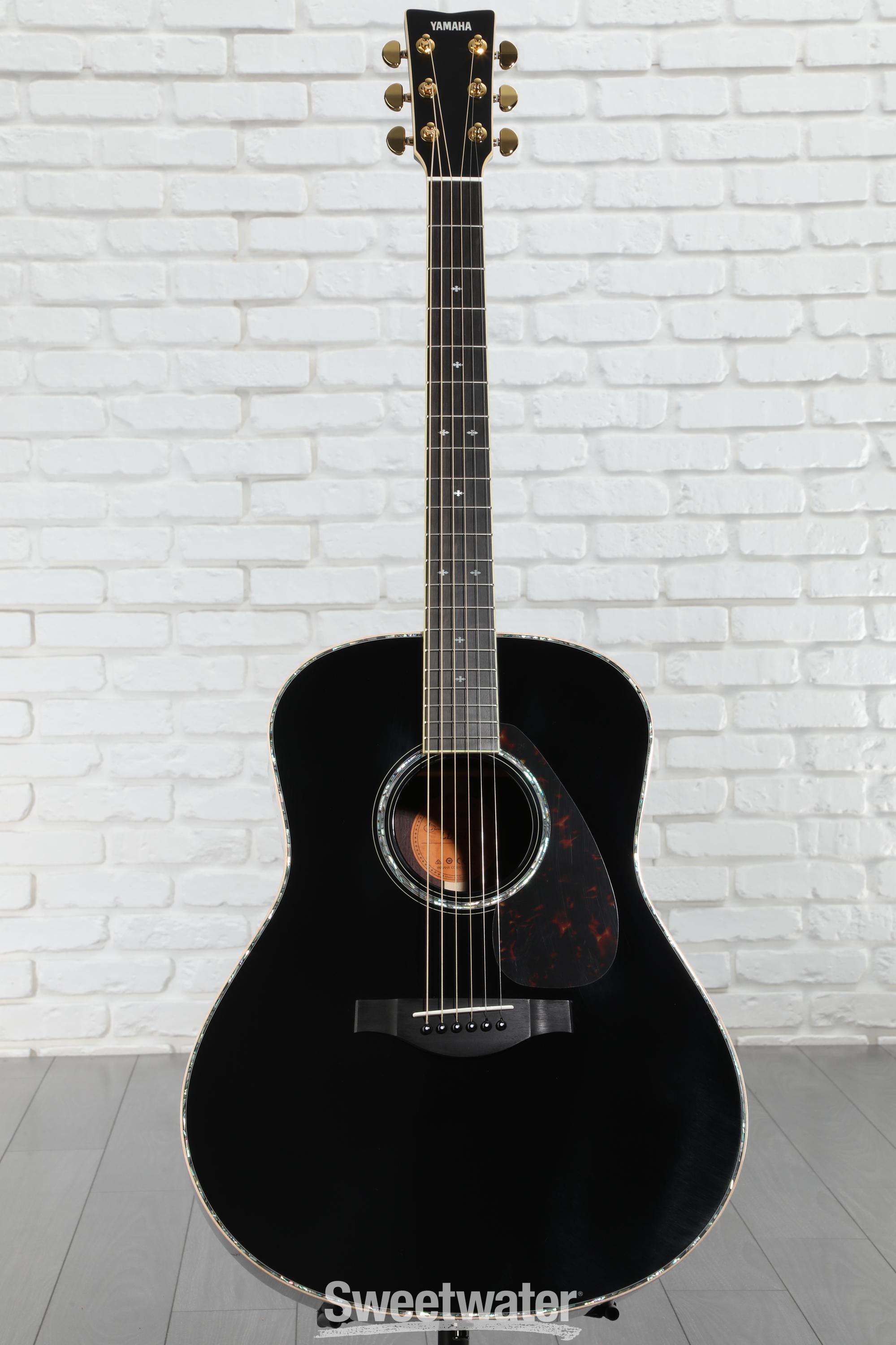 Yamaha LL16D ARE Original Jumbo Acoustic-electric Guitar - Black