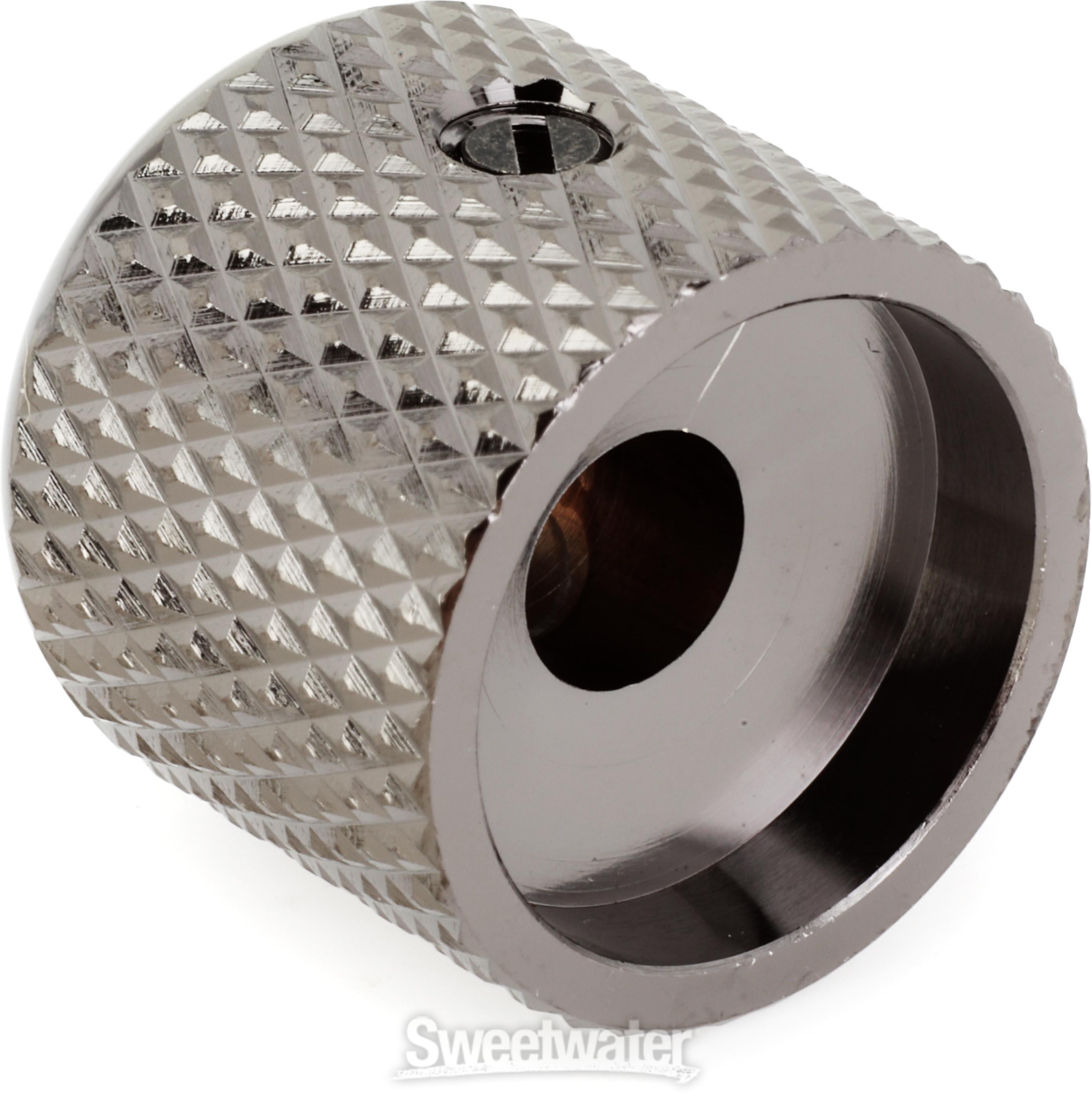 Gotoh VK1-19 Tall Metal Knob - Cosmo Black | Sweetwater