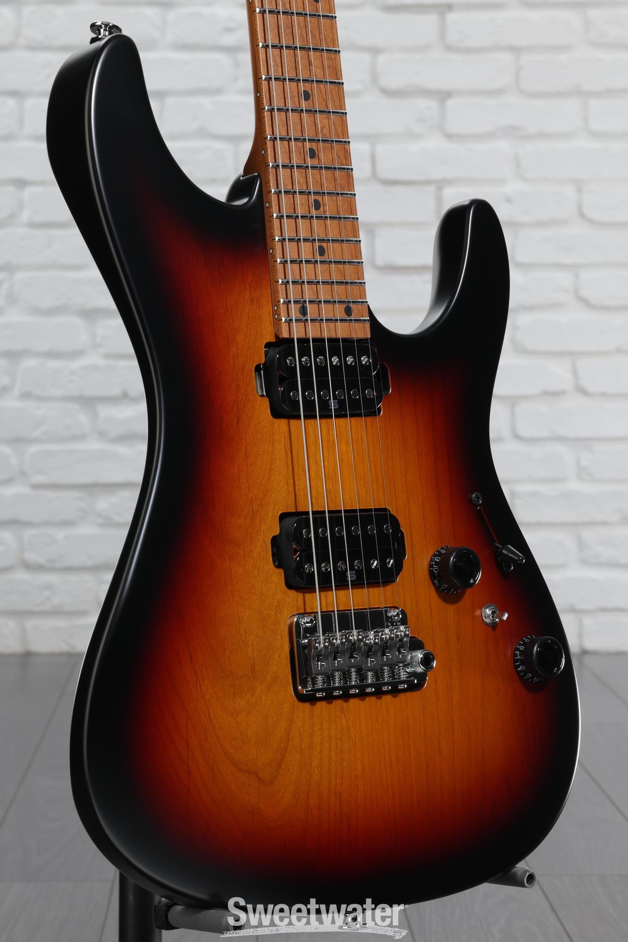 Ibanez Prestige AZ2402 Electric Guitar - Tri Burst Fade Flat