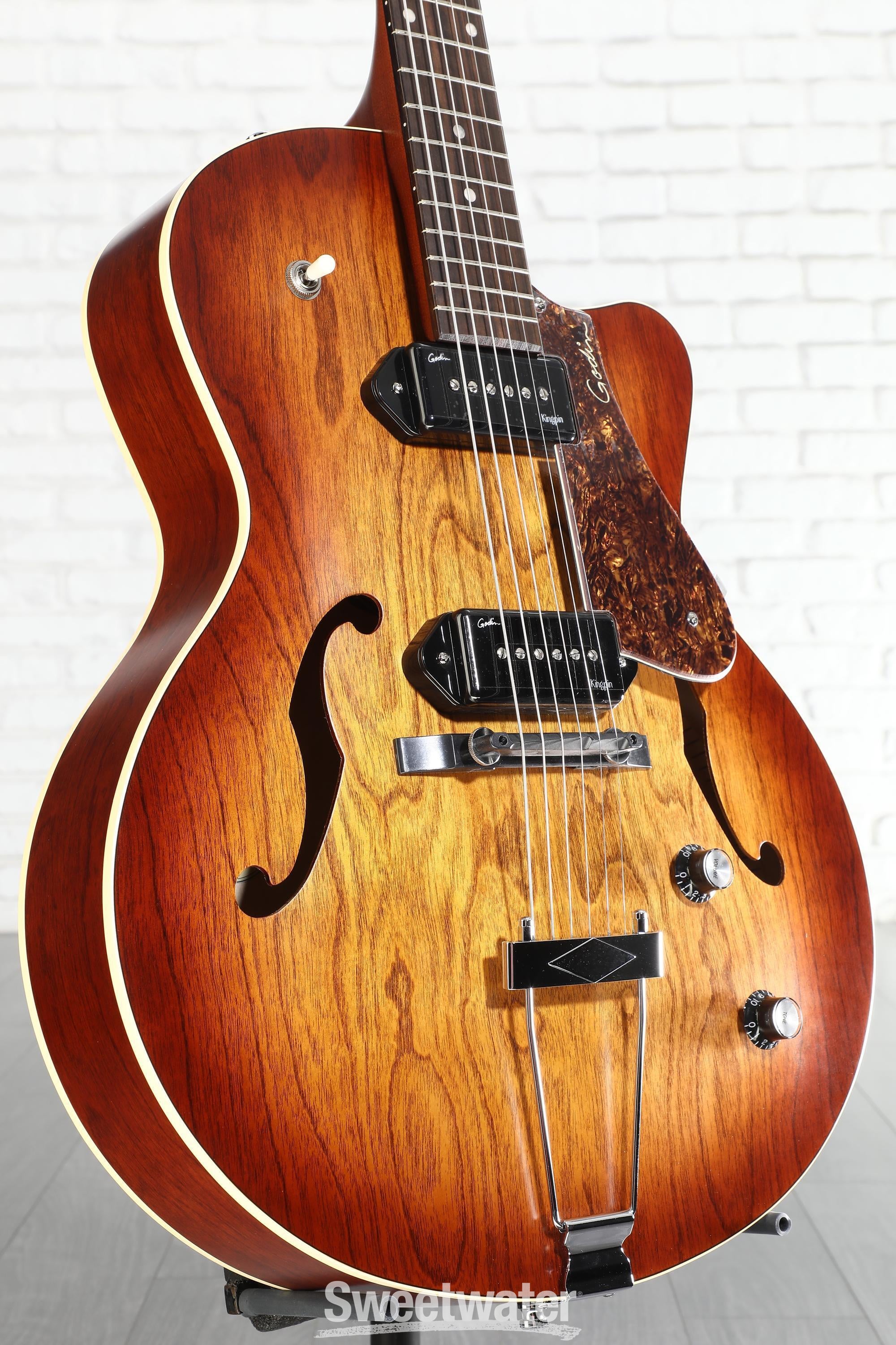 Godin 5th Avenue CW Kingpin II P90 Hollowbody Electric Guitar