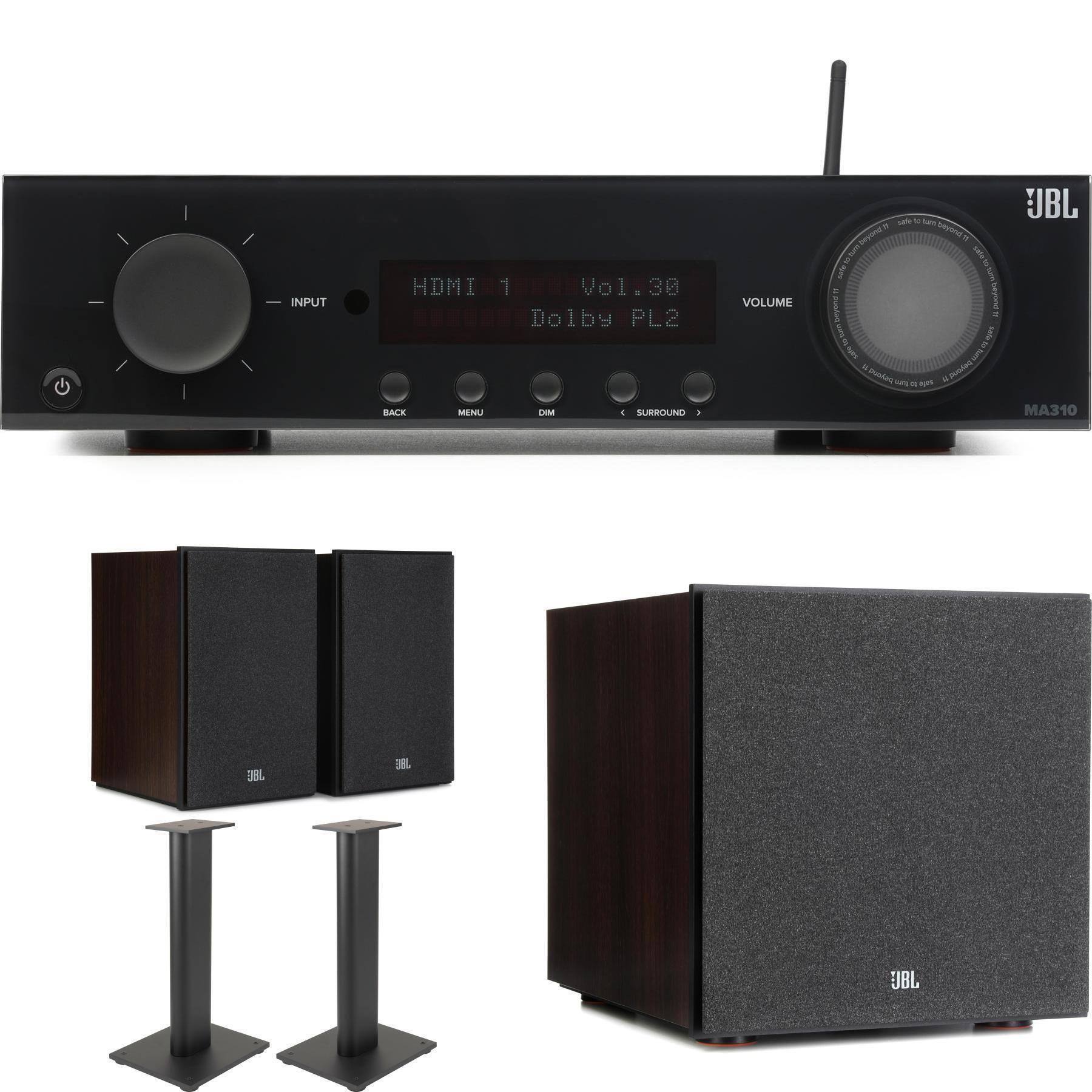 ホームシアター JBL MA310 5.1 Home Theater Bundle - Black | Sweetwater