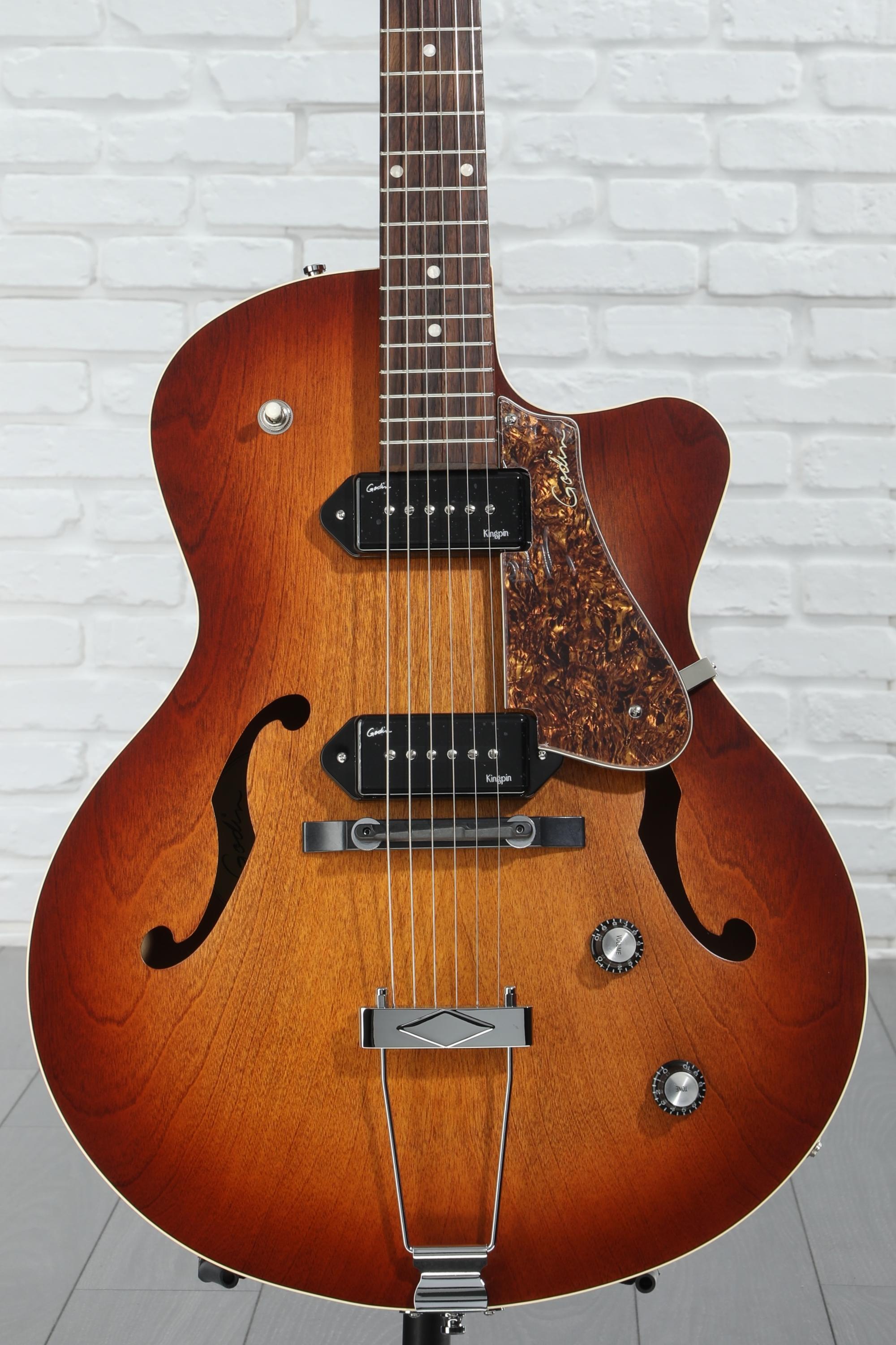 Godin 5th Avenue CW Kingpin II P90 Hollowbody Electric