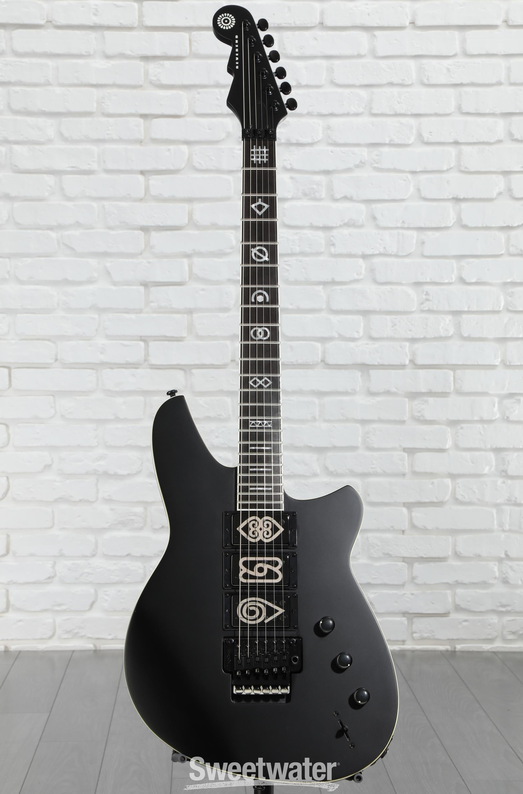 Reverend Vernon Reid The Darque Electric Guitar - Midnight Black