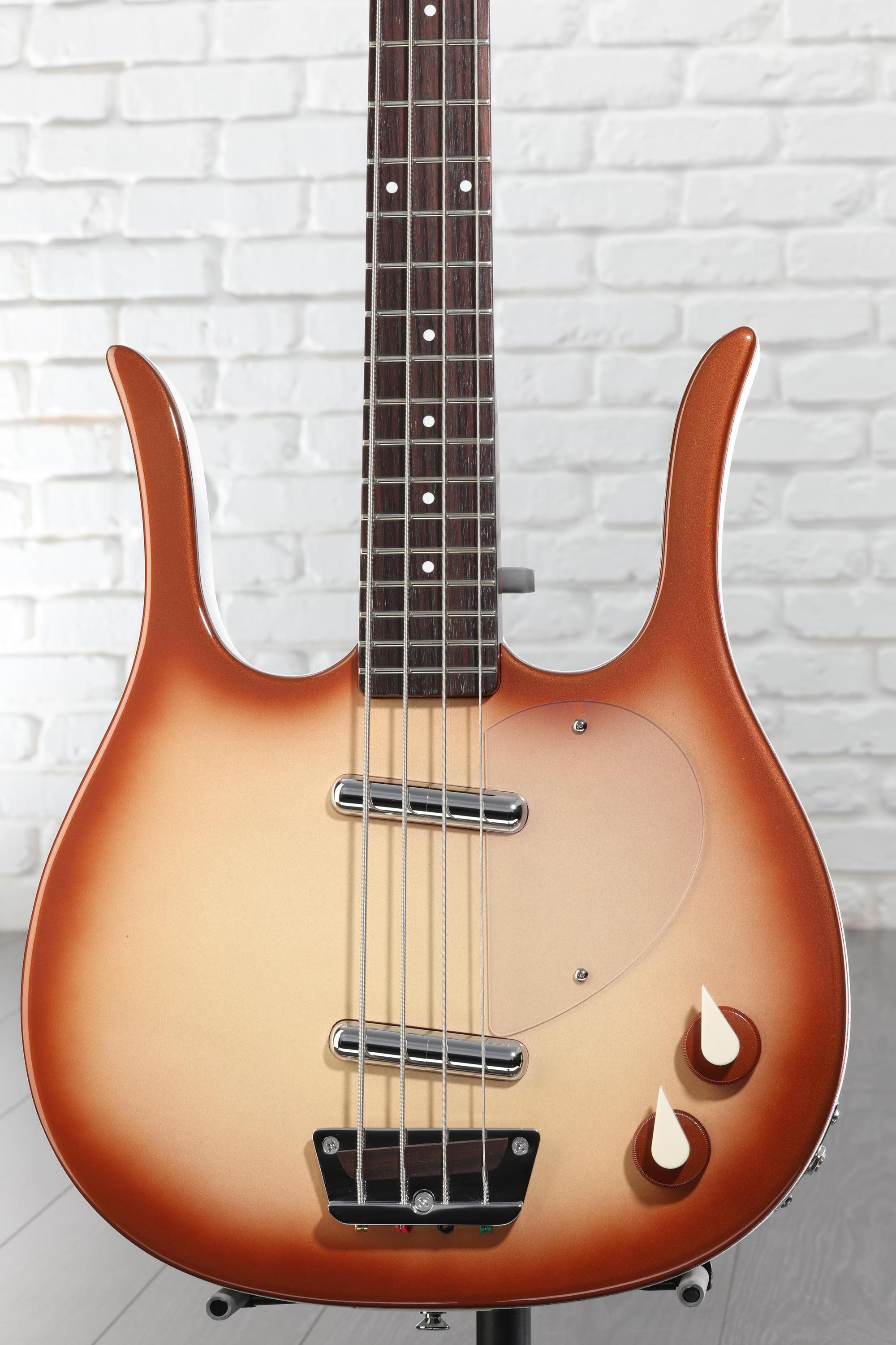 Danelectro Longhorn Bass Guitar - Copper Burst | Sweetwater