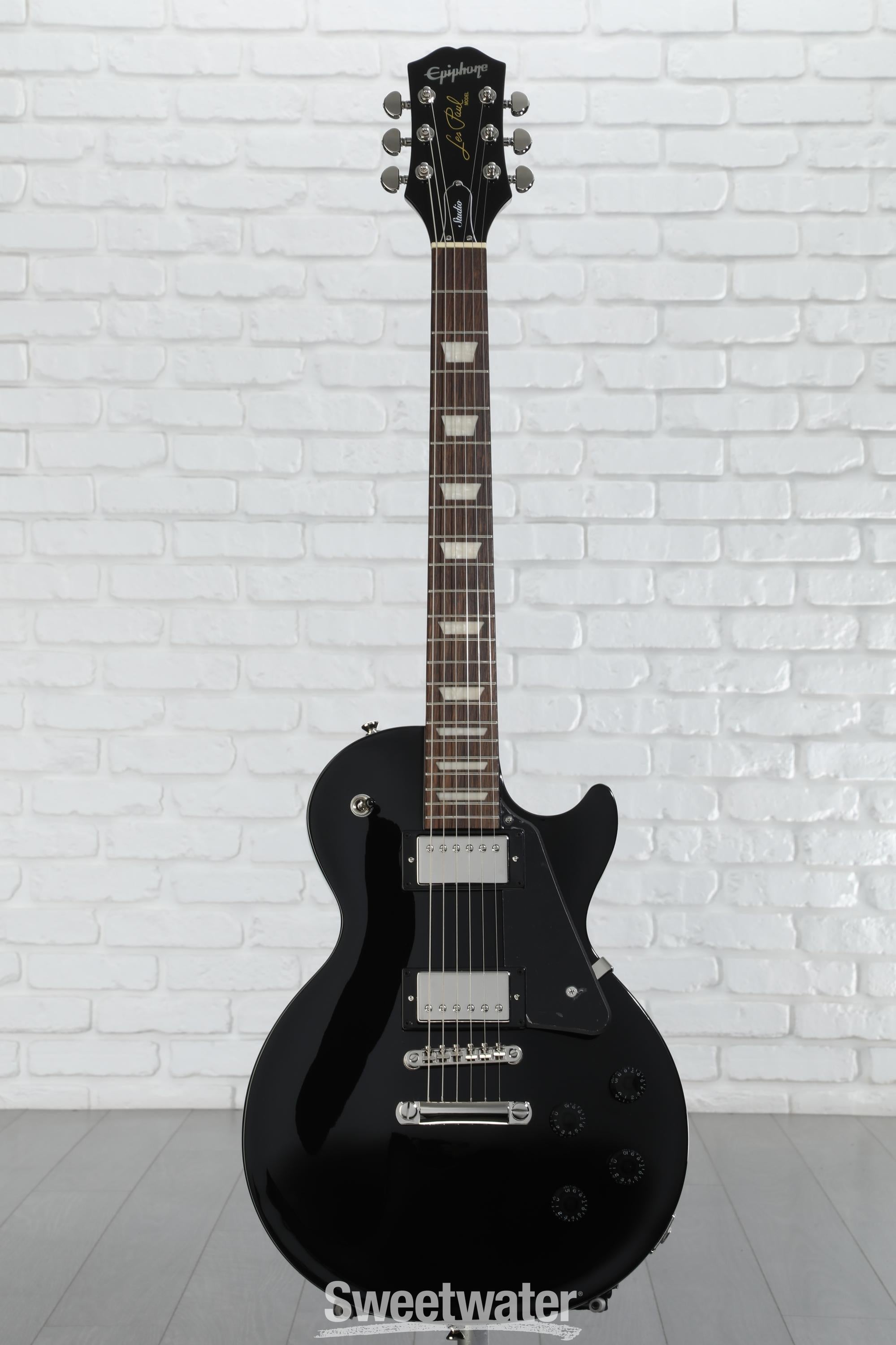 Epiphone Les Paul Studio Electric Guitar - Ebony | Sweetwater