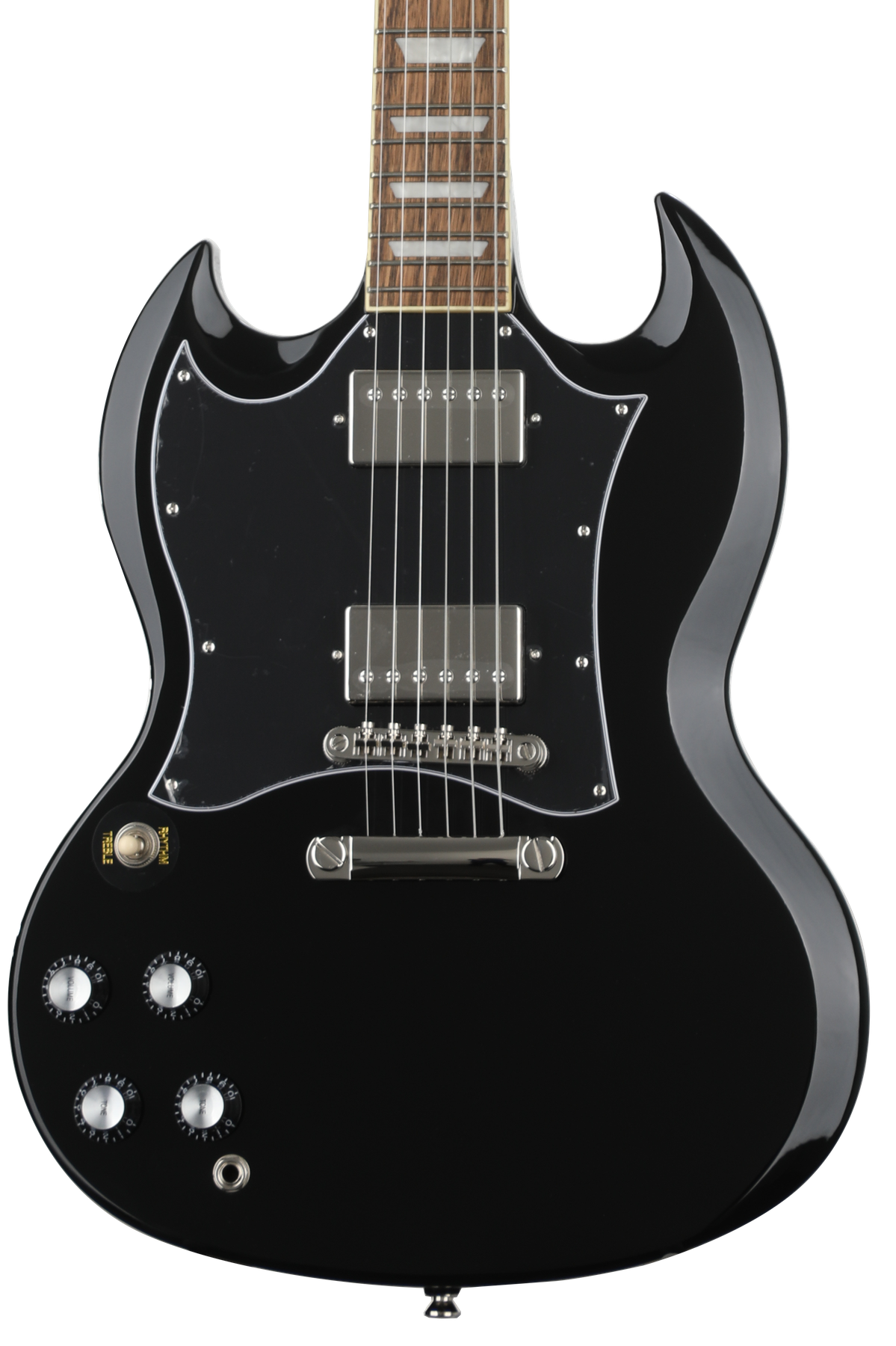 Epiphone SG Standard Left-handed Electric Guitar - Ebony | Sweetwater