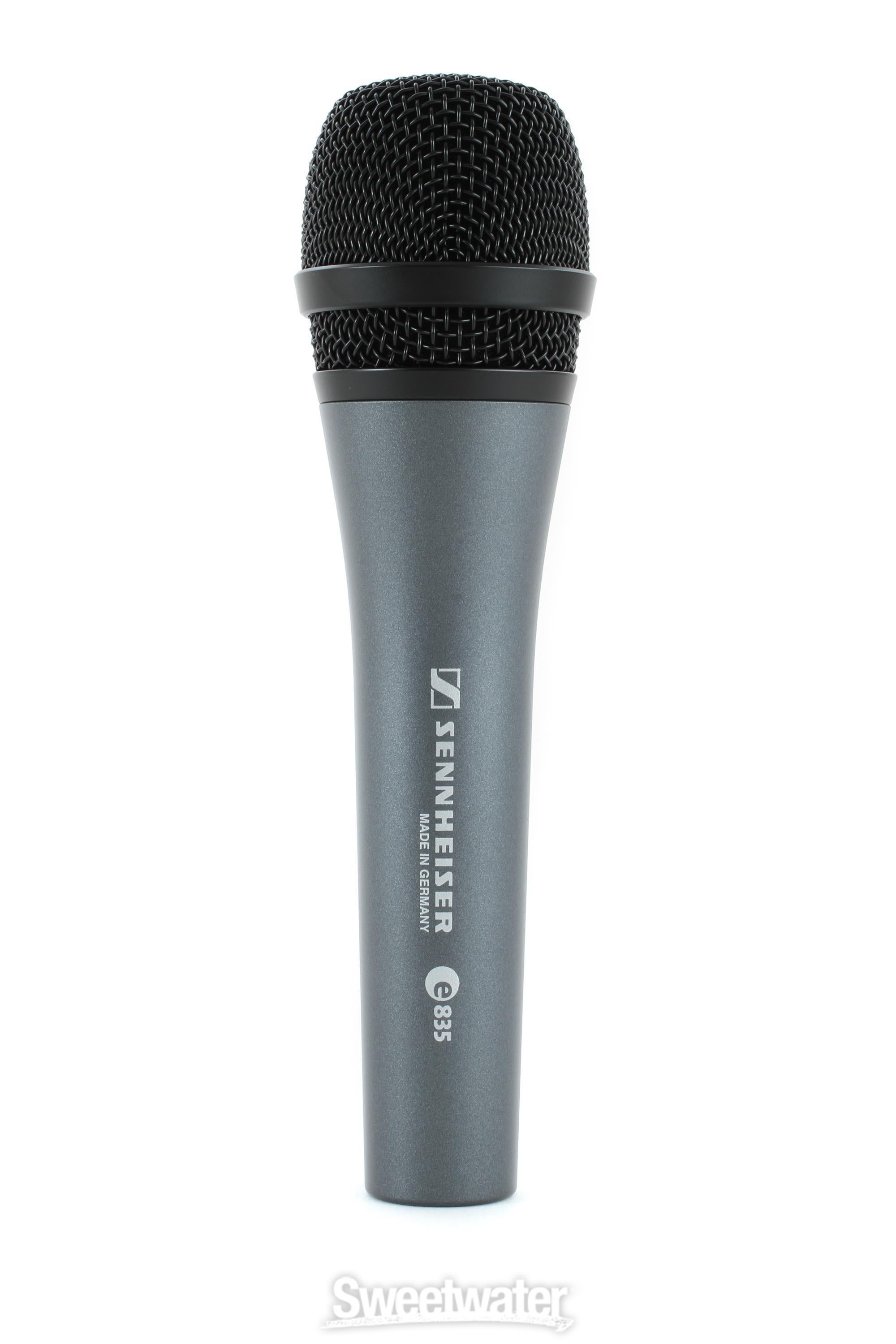 Sennheiser e 835 Cardioid Dynamic Microphone Bundle with Stand and