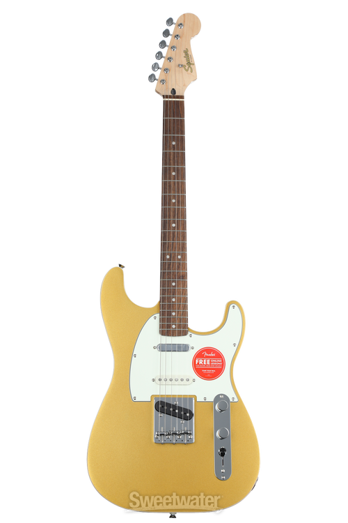 Squier Paranormal Custom Nashville Stratocaster Electric Guitar - Aztec Gold