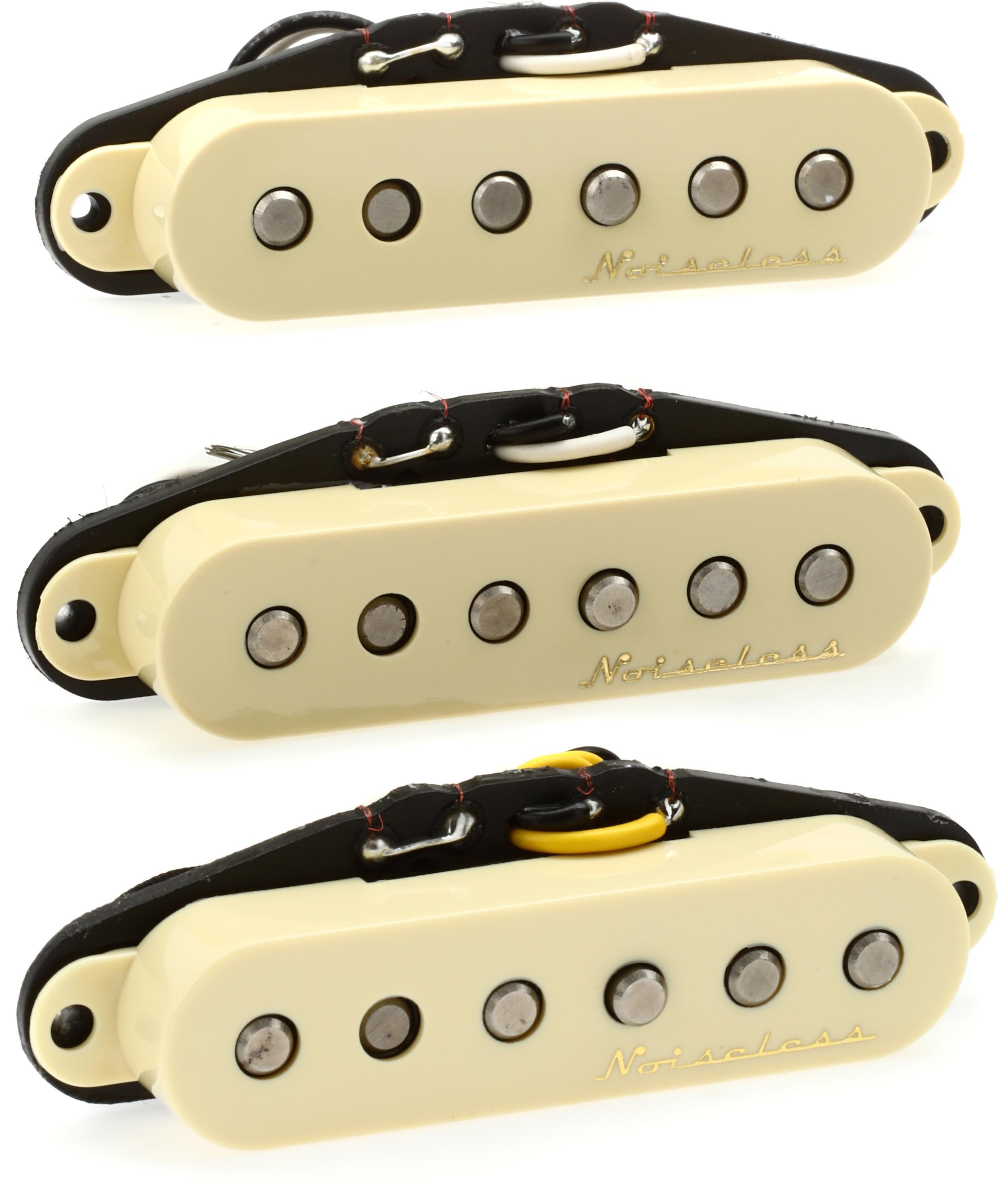 Fender Vintage Noiseless Stratocaster Pickup Set | Sweetwater