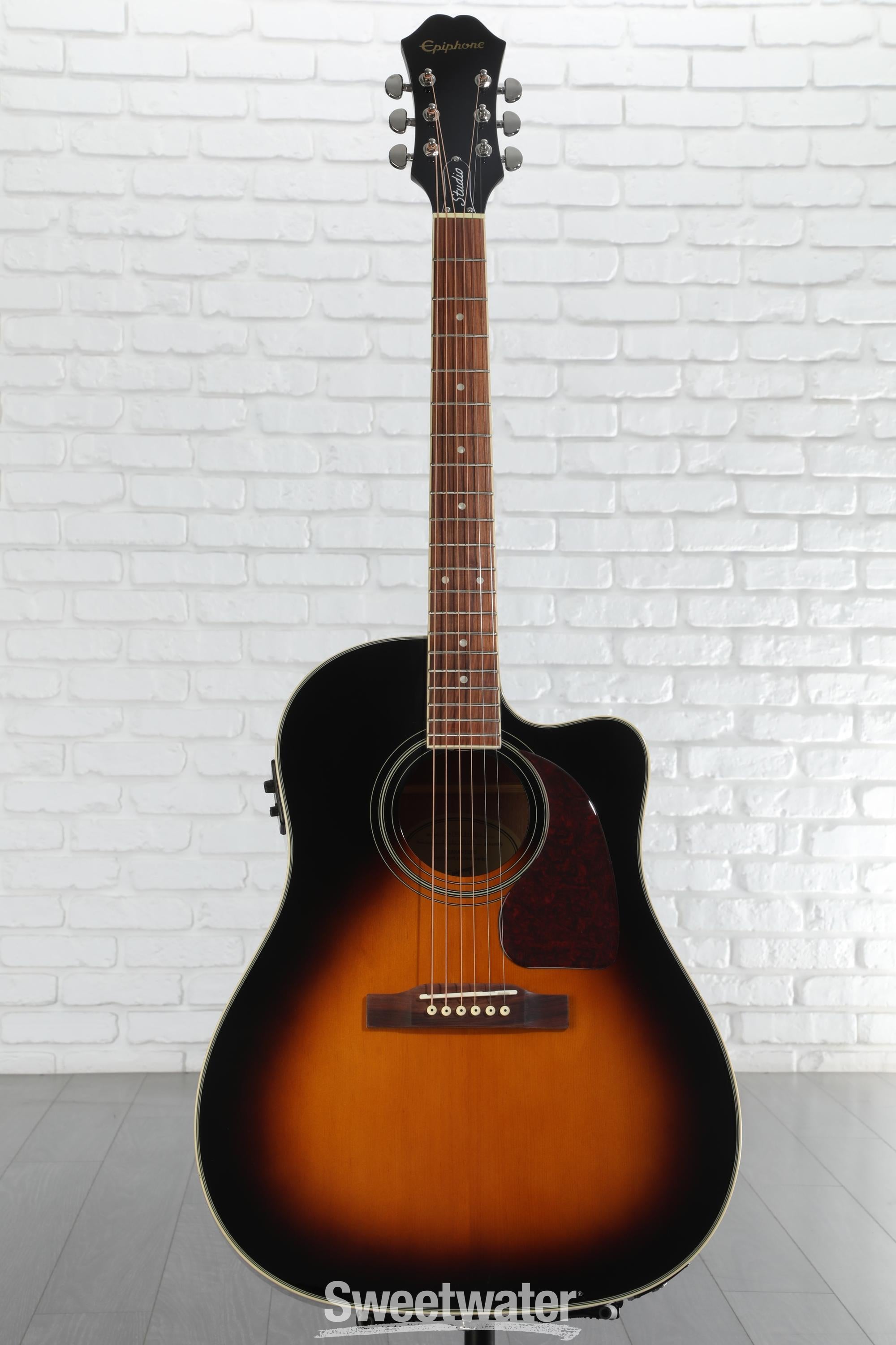 ギター Epiphone J-45 STUDIO Epiphone J-45 Studio Acoustic Guitar - Vintage Sunburst