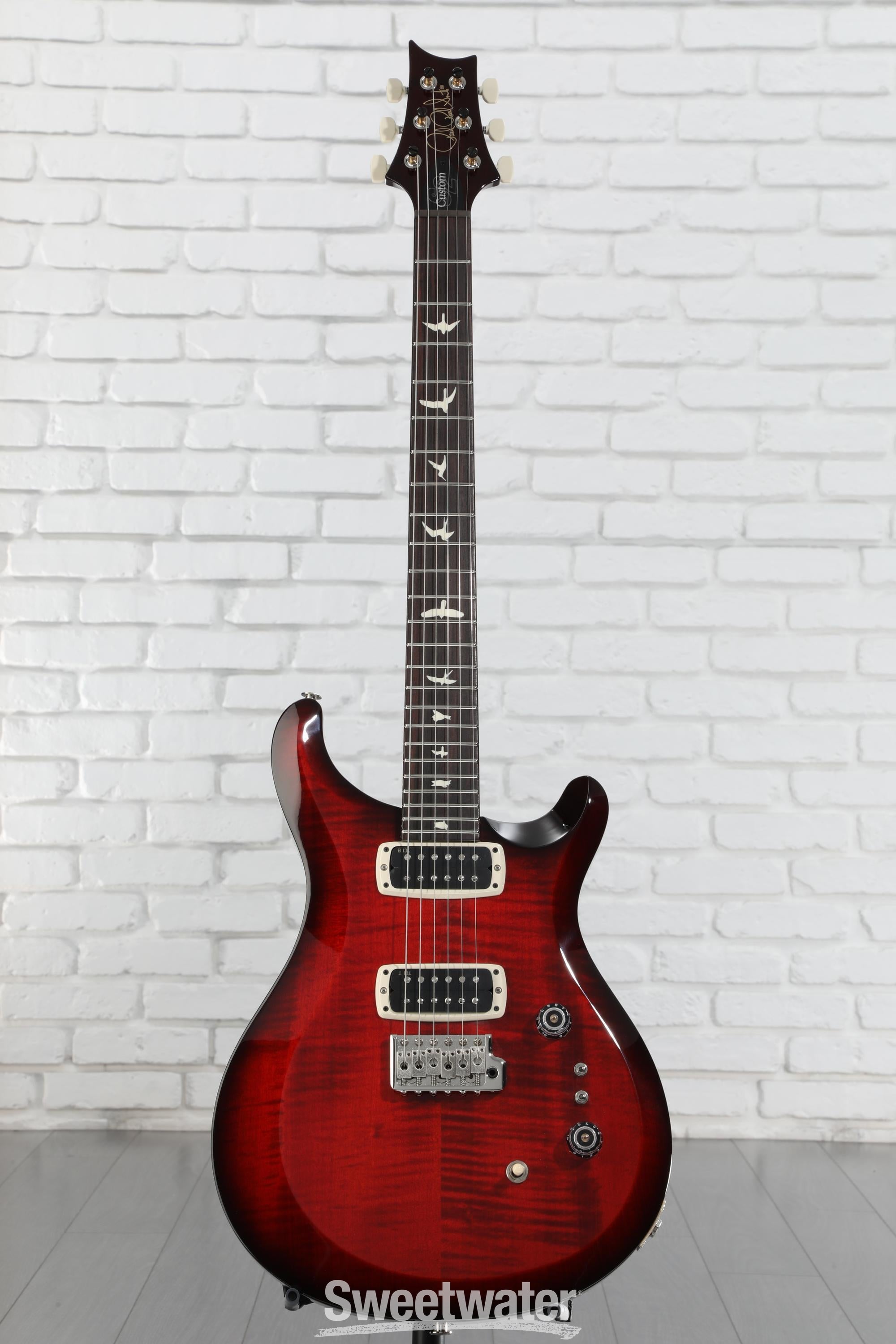 PRS S2 Custom 24-08 Electric Guitar - Fire Red Burst