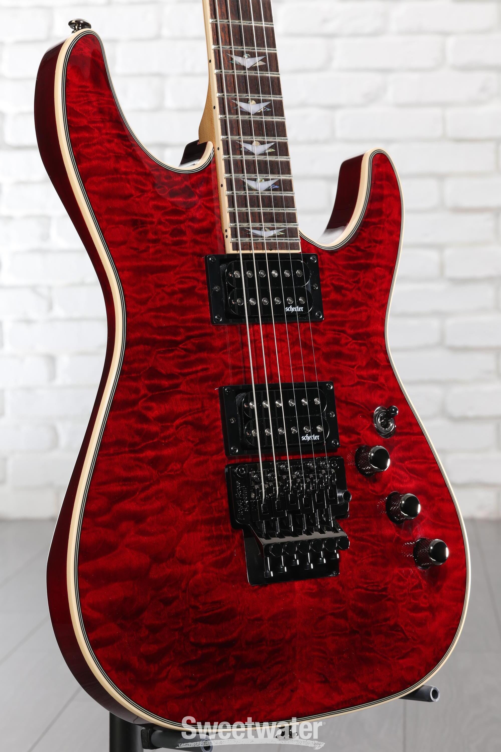 Schecter Omen Extreme-6 FR Electric Guitar - Black Cherry | Sweetwater