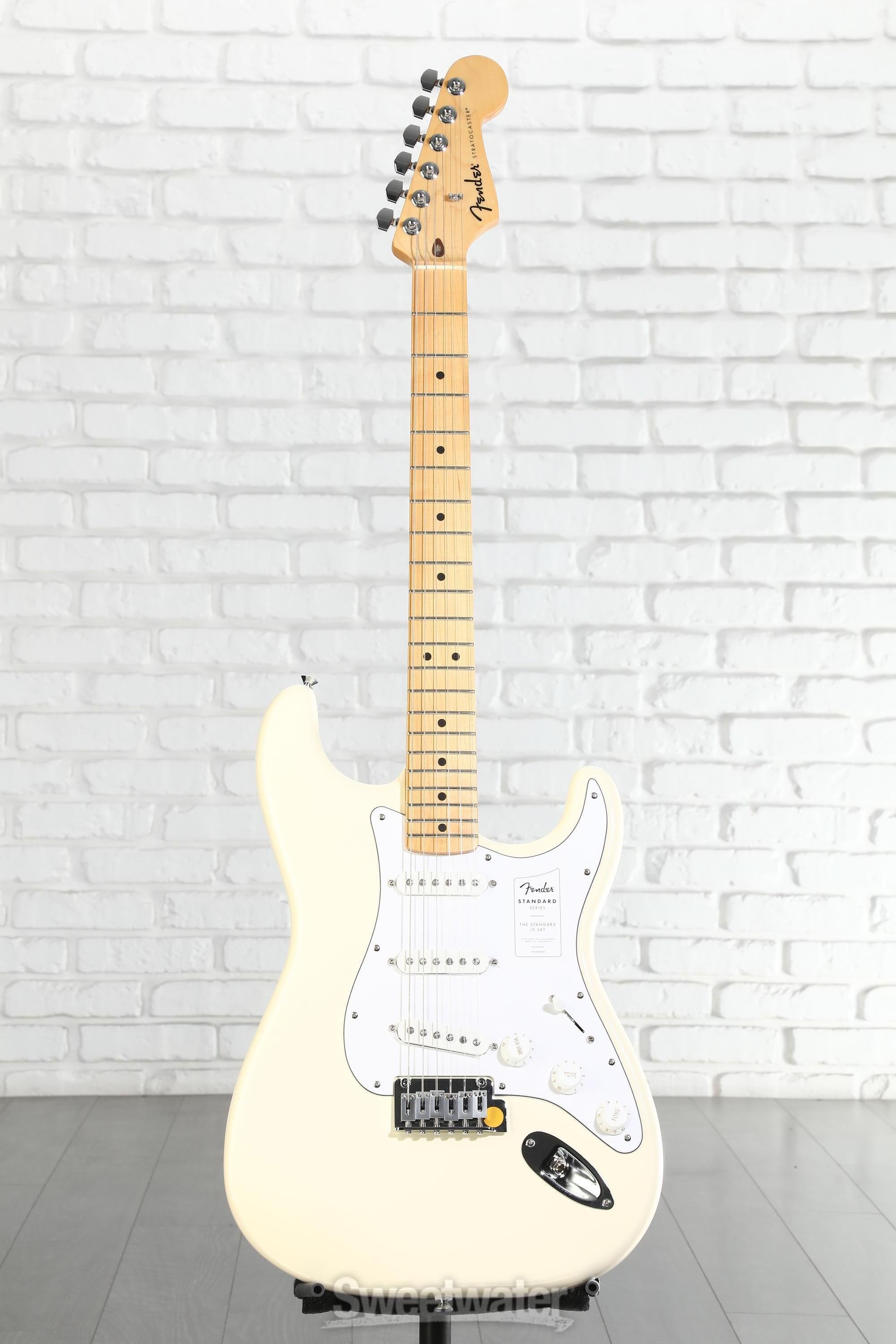 Fender Standard Stratocaster Electric Guitar - Olympic White