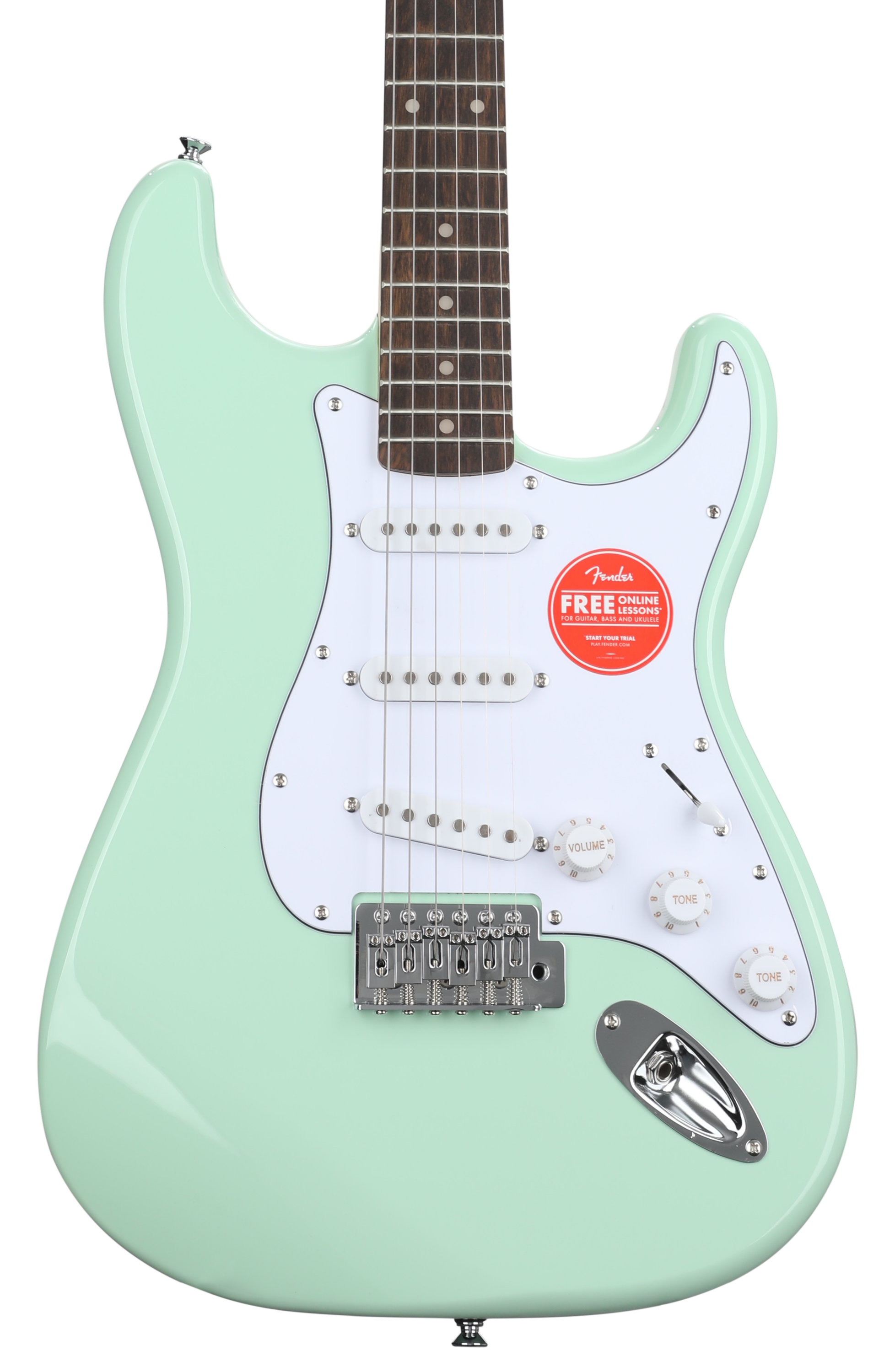 Squier Affinity Series Stratocaster - Surf Green with Laurel