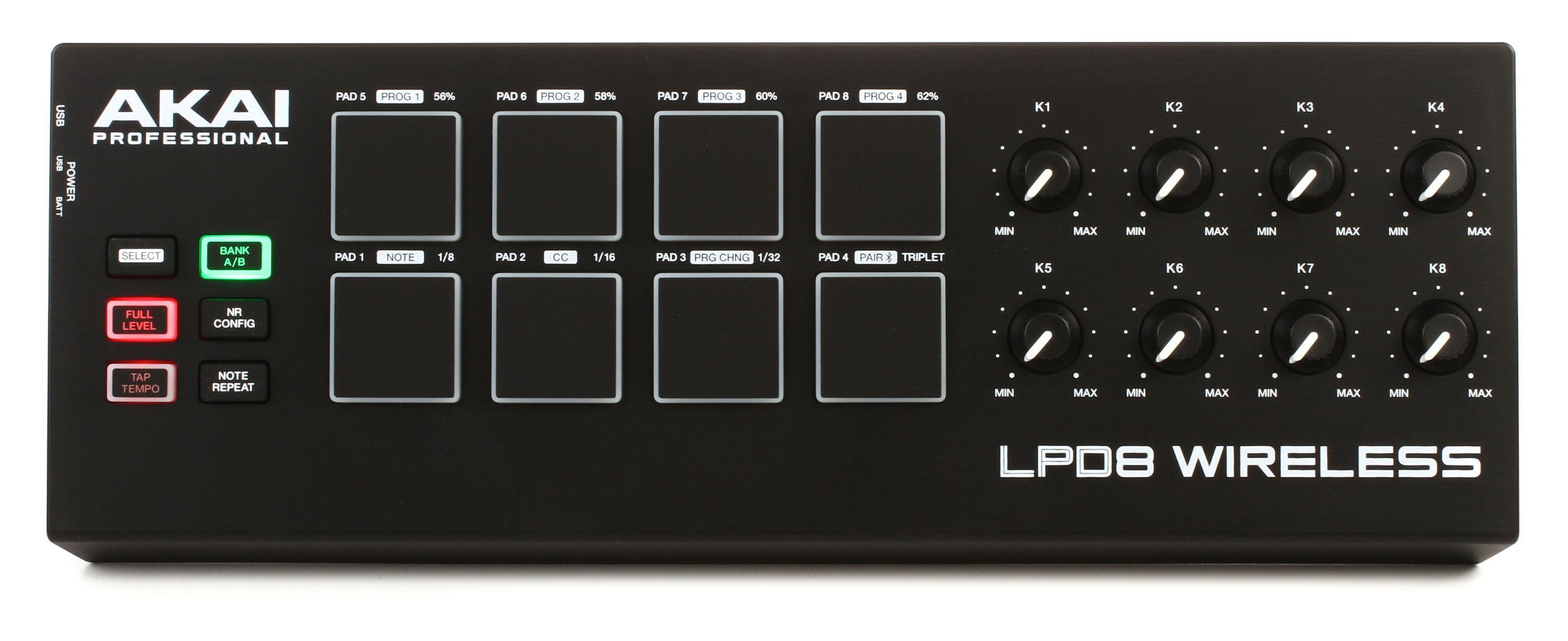 Akai Professional LPD8 Wireless Pad Controller