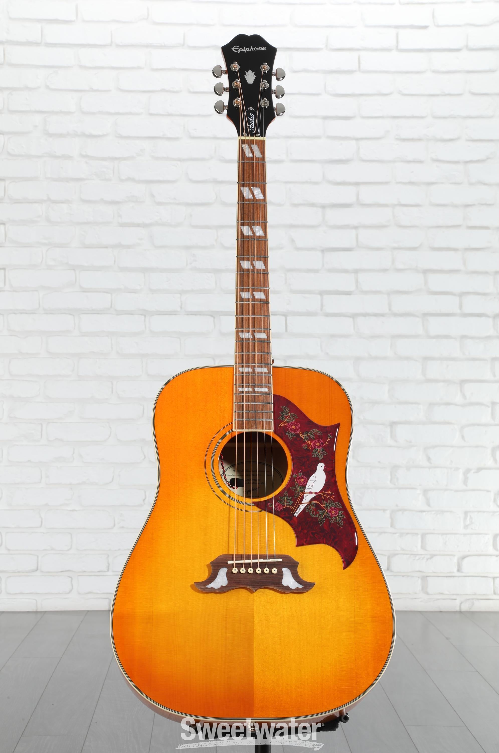 Epiphone Dove Studio Acoustic-electric Guitar - Violin Burst