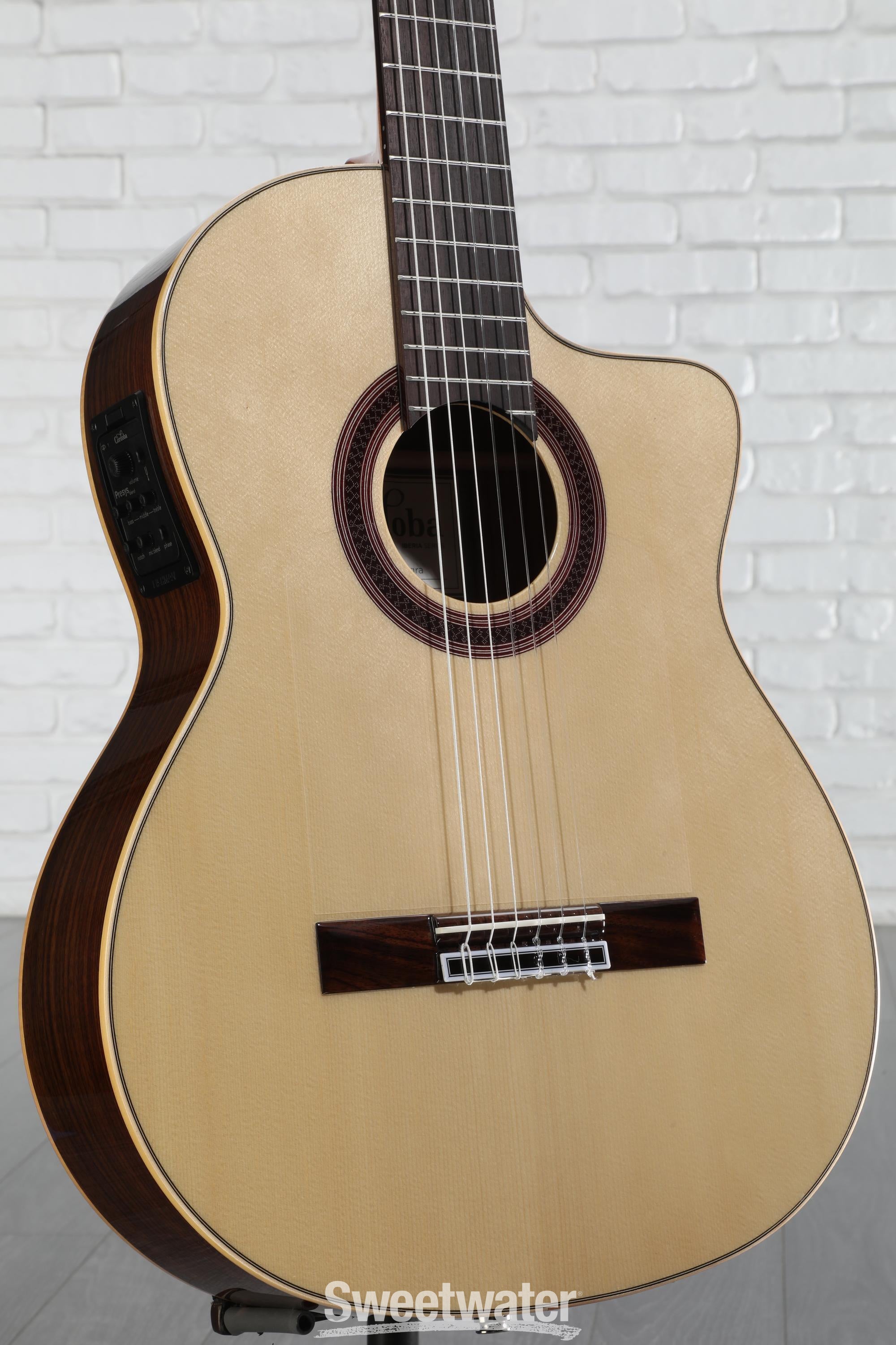 Cordoba GK Studio Negra Nylon String Acoustic-electric