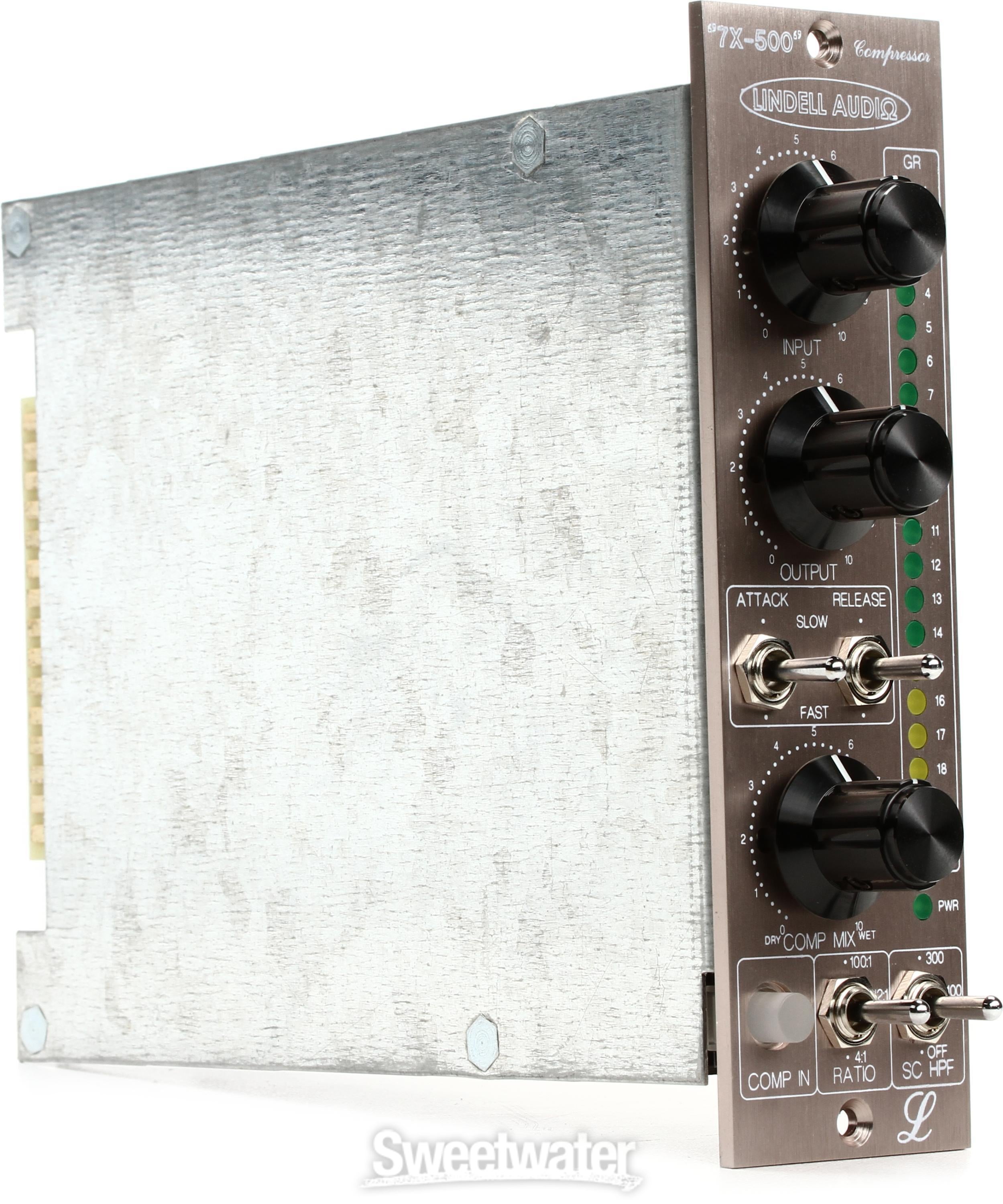 Lindell Audio 7X-500 Series FET Compressor/Limiter | Sweetwater Lindell Audio 7X-500 Series FET Compressor/Limiter | Sweetwater