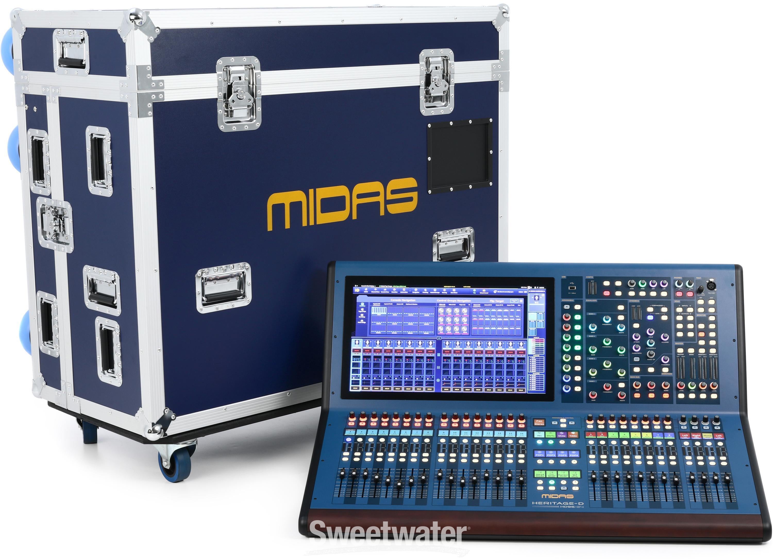 Midas Heritage D HD96-24-CC-TP Digital Mixer Tour Pack | Sweetwater