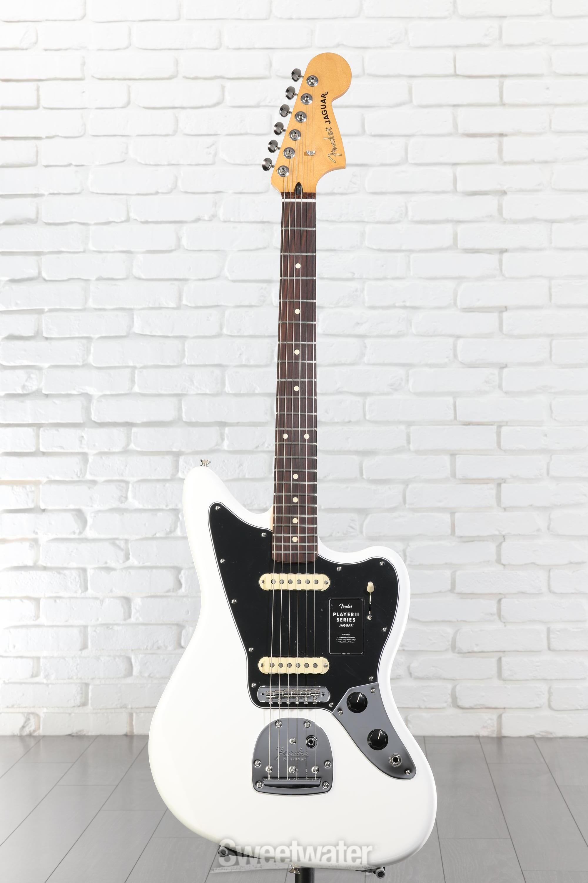 ギター FENDER Player II Jaguar Polar White Fender Player II Jaguar Rosewood Fingerboard Electric Guitar Polar
