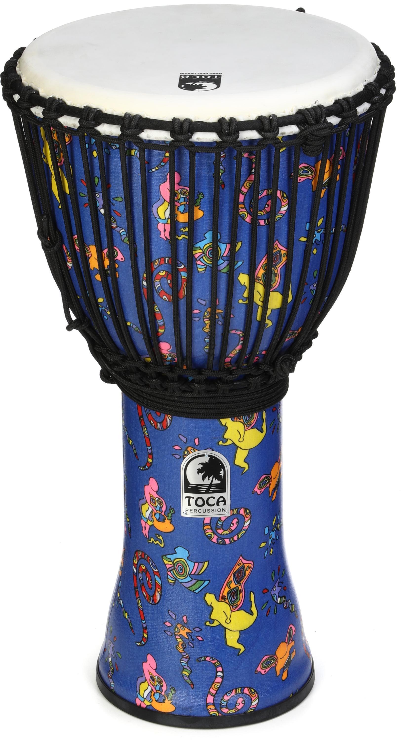 Toca Percussion Freestyle Rope-tuned Djembe - Bali Red