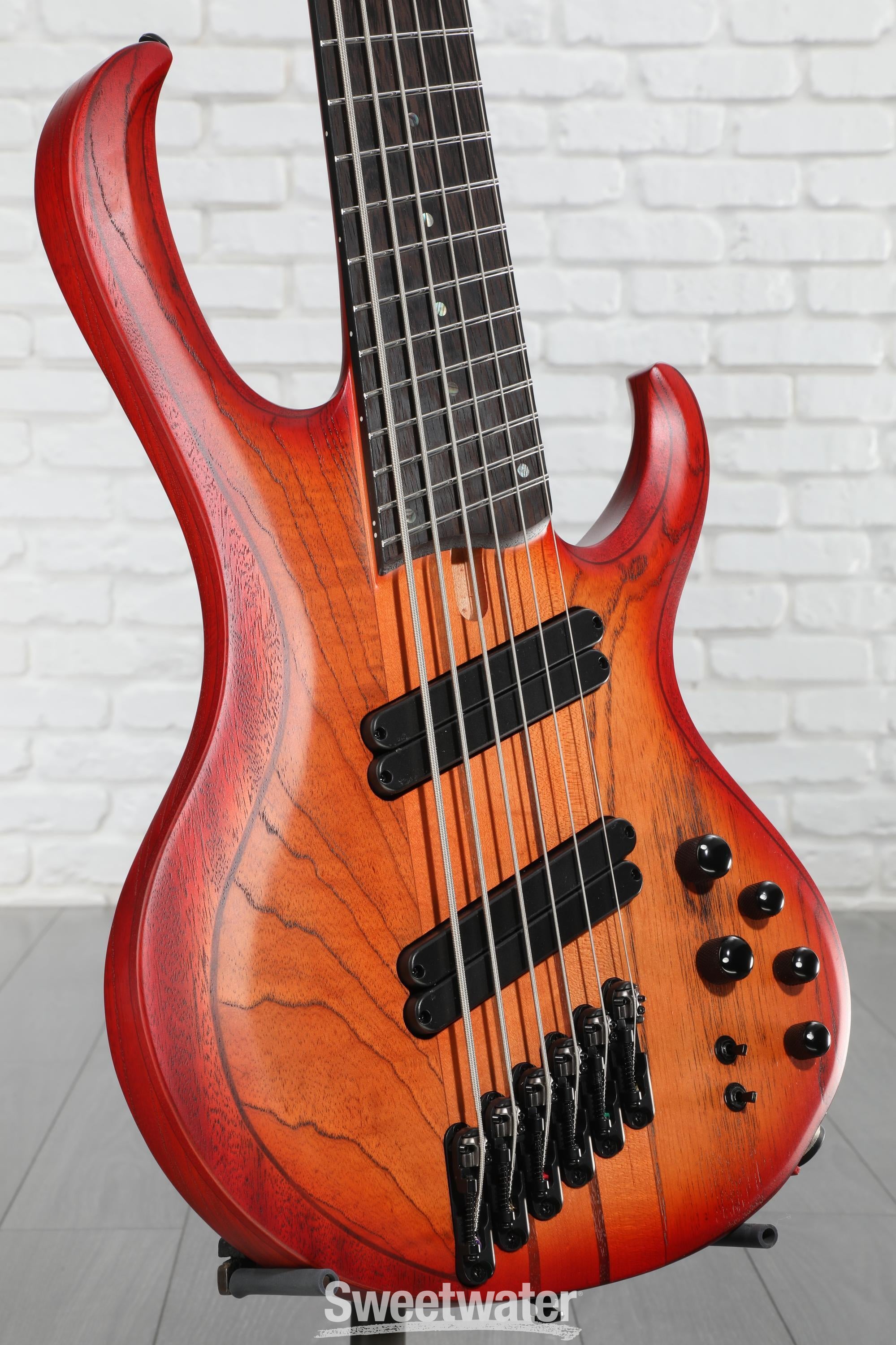 Ibanez Bass Workshop BTB866MS 6-string Electric Bass - Brown Topaz