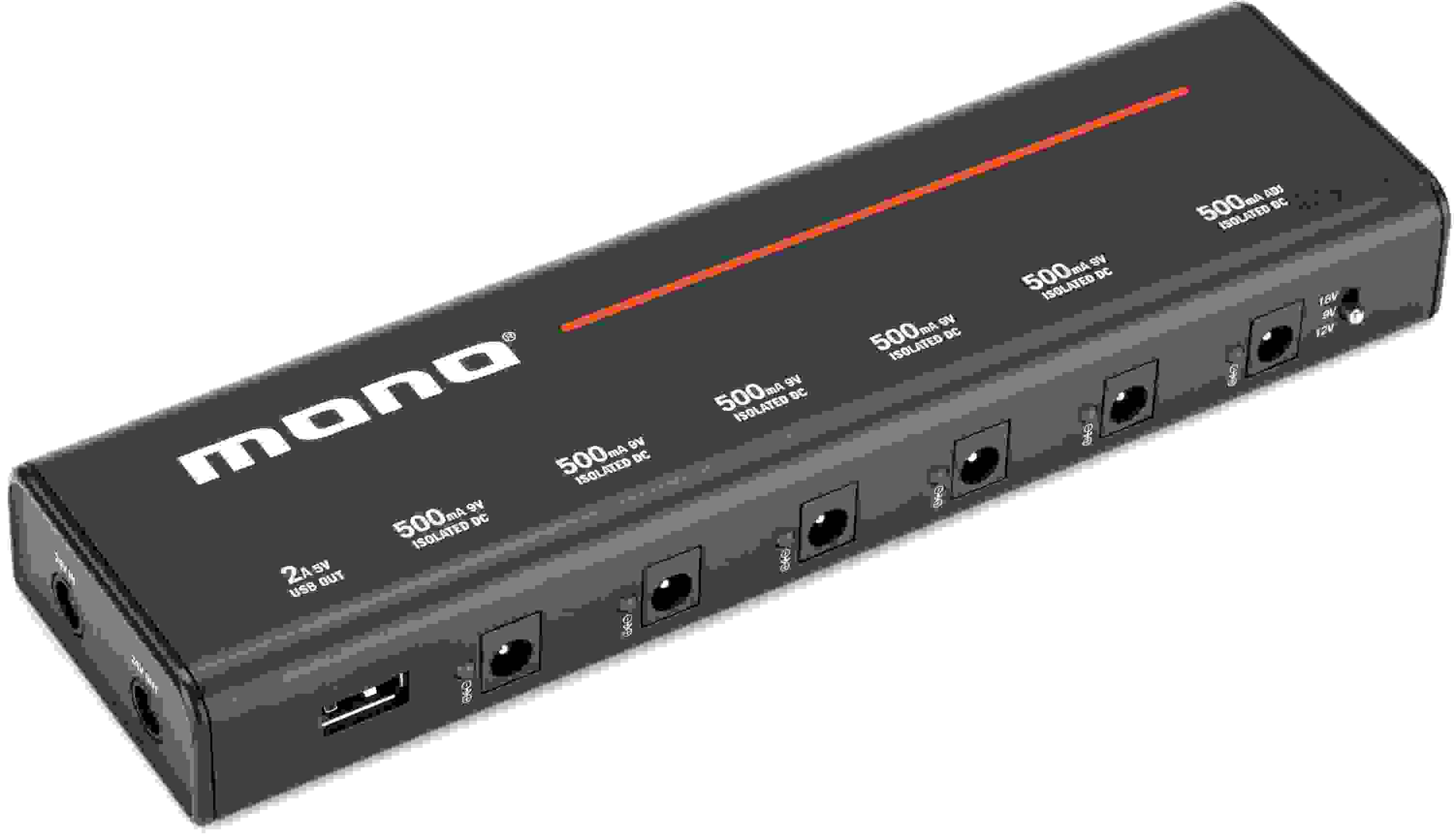 MONO 7outlet Isolated Pedalboard Power Supply Medium Sweetwater
