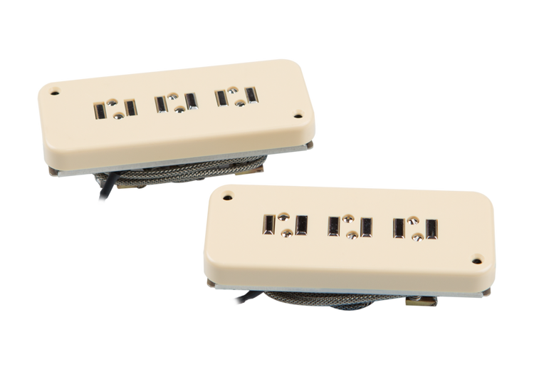 Seymour Duncan Custom Shop Staple P90 Soapbar Single Coil 2-piece Pickup  Set - Cream