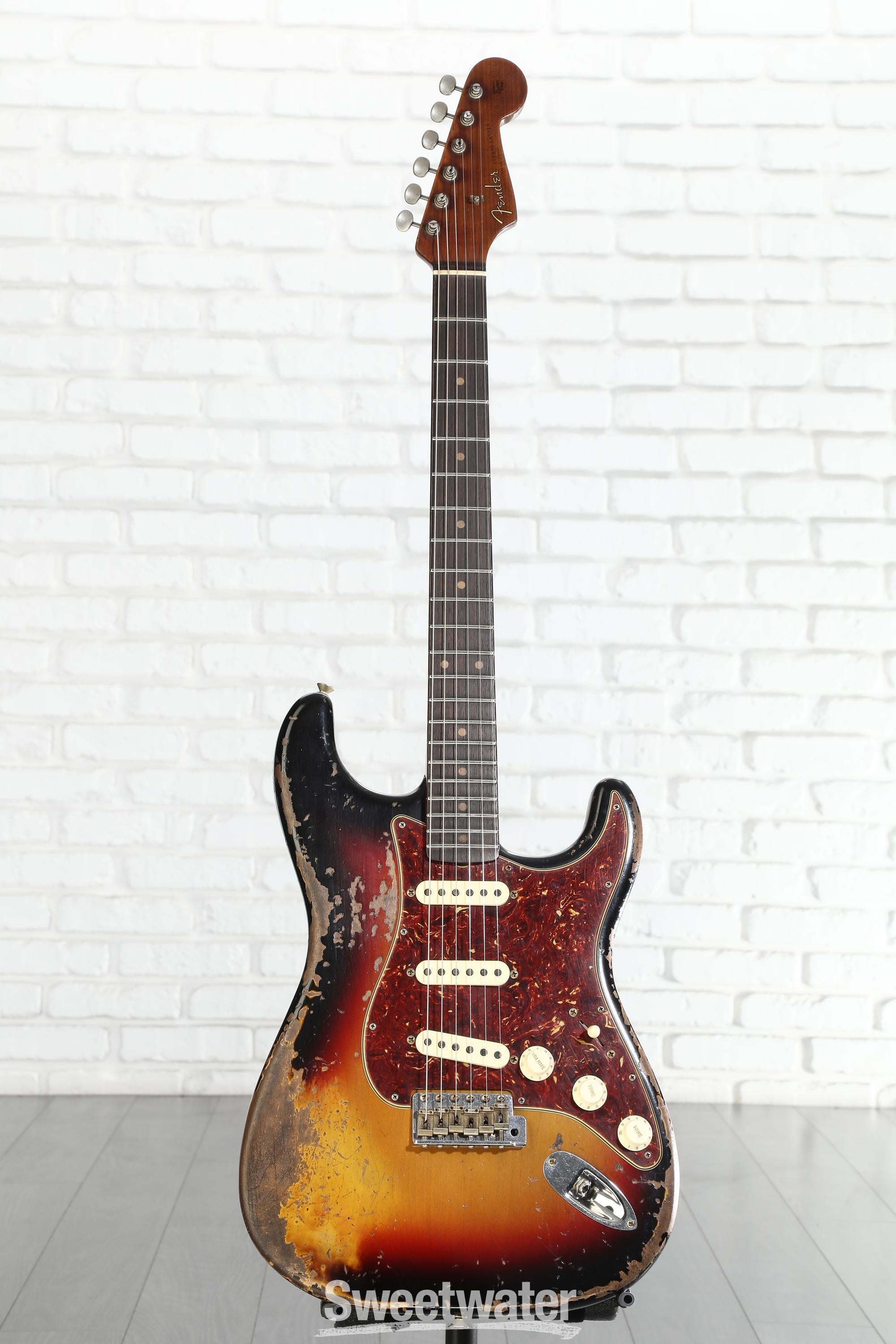 ギター Fender CS Master Grade '61 Stratocaster Fender Custom Shop Limited-edition Roasted '61 Stratocaster Super