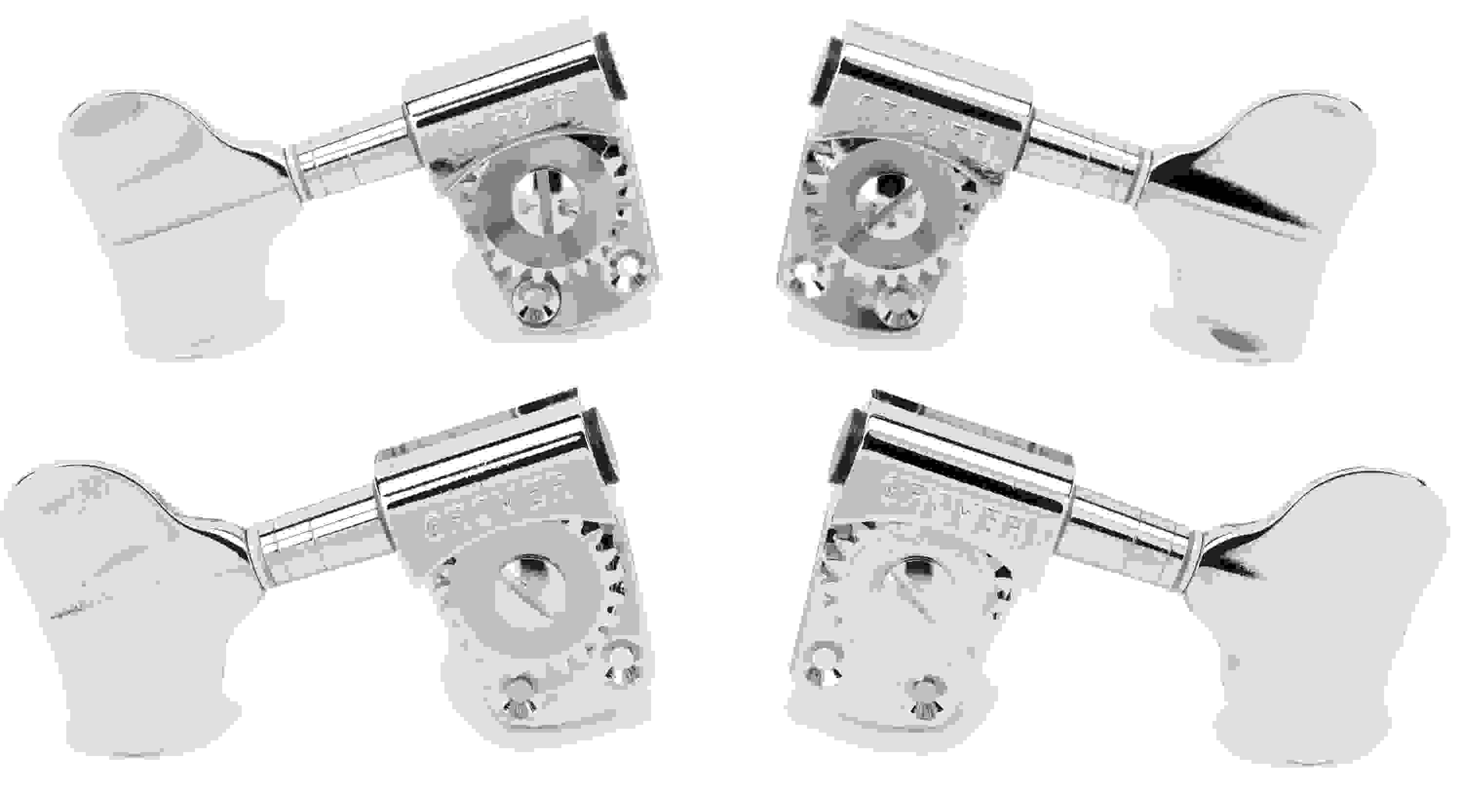 Grover 145C Titan Bass Tuning Machines Set - 2+2 - Chrome