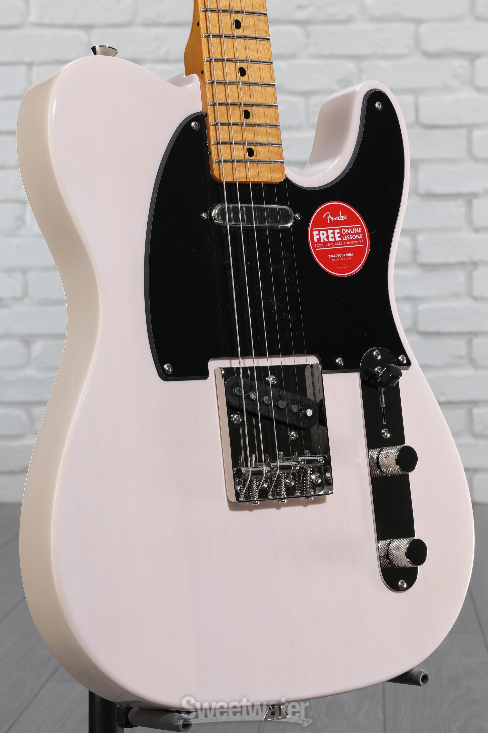 Squier Telecaster ホワイト Classic Vibe 50s Squier Classic Vibe '50s Telecaster - White Blonde | Sweetwater